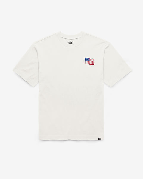 FLAG WAVING BACKER '47 FOUNDATION TEE