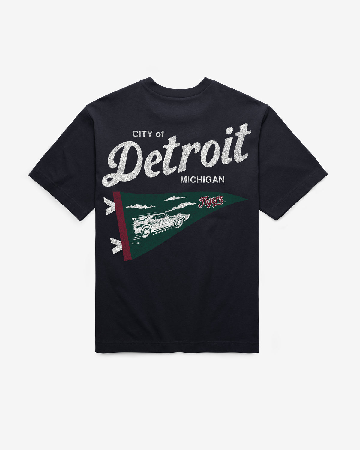 DETROIT TIGERS CIRCLE CITY BACKER '47 FOUNDATION TEE