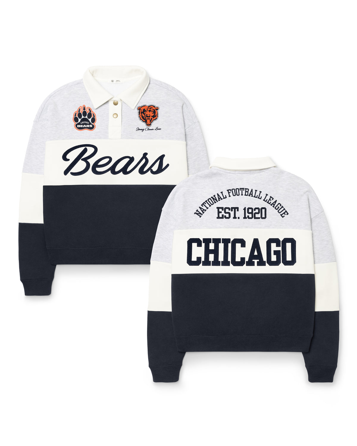 CHICAGO BEARS STONEY CLOVER LANE X '47 RUGBY SWEATSHIRT