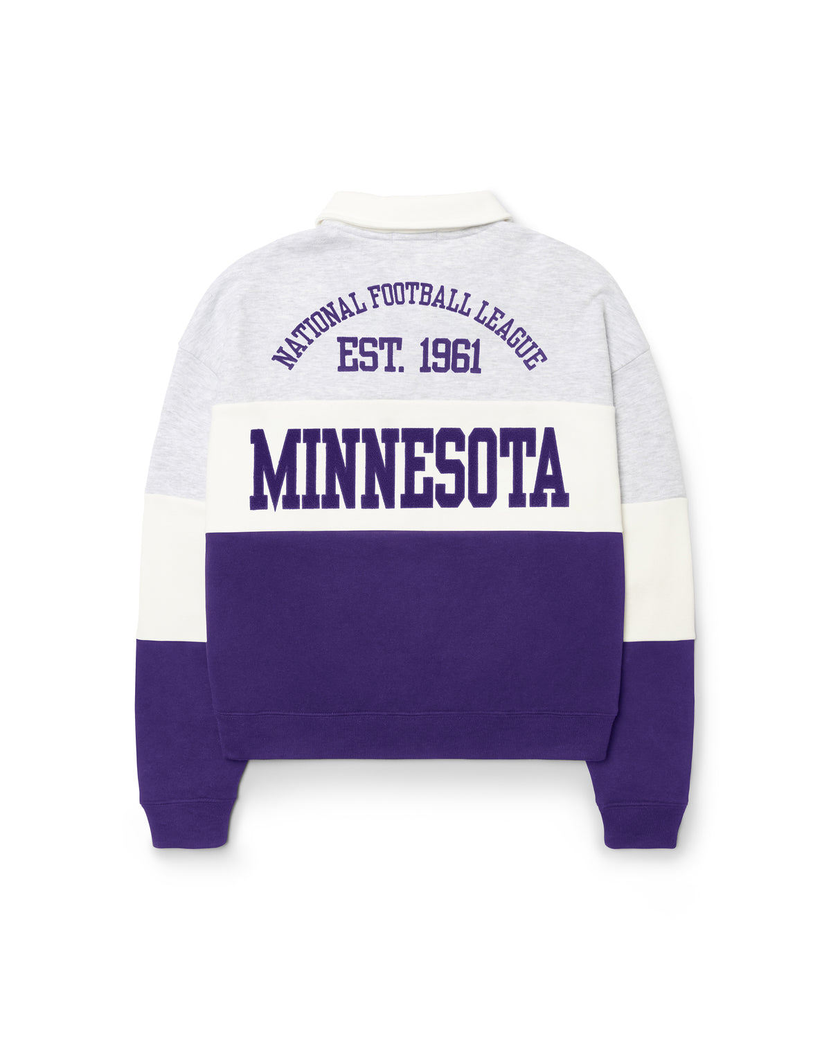 MINNESOTA VIKINGS STONEY CLOVER LANE X '47 RUGBY SWEATSHIRT
