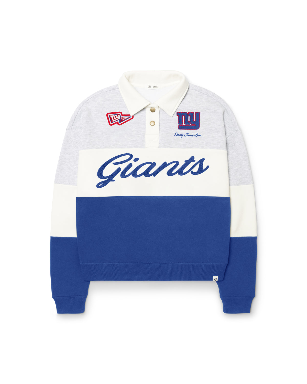 NEW YORK GIANTS STONEY CLOVER LANE X '47 RUGBY SWEATSHIRT