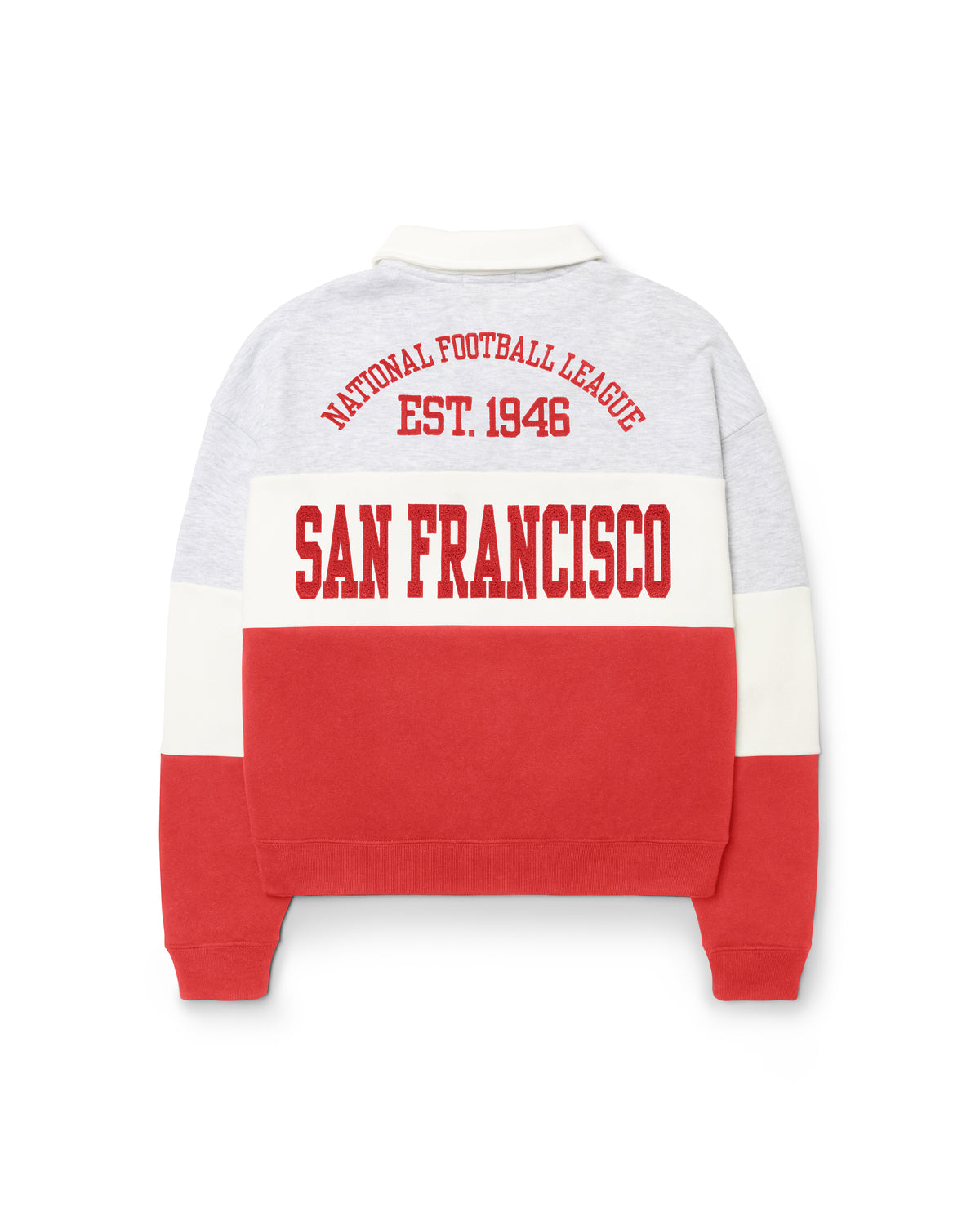 SAN FRANCISCO 49ERS STONEY CLOVER LANE X '47 RUGBY SWEATSHIRT
