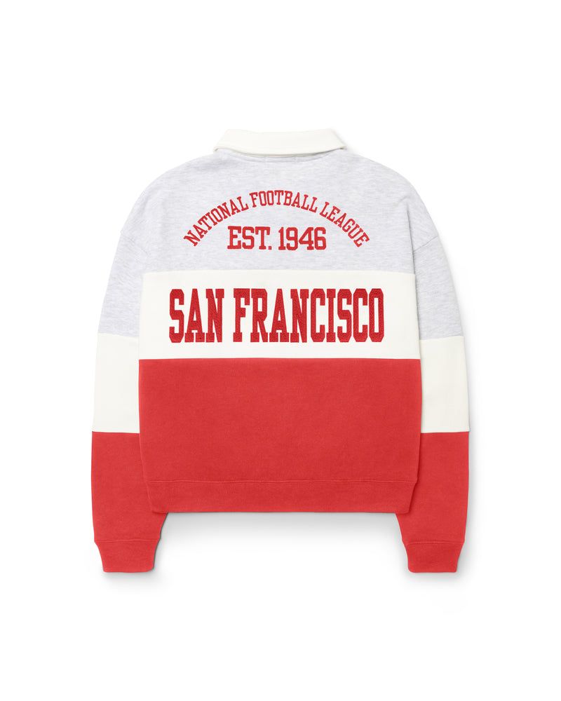 SAN FRANCISCO 49ERS STONEY CLOVER LANE X '47 RUGBY SWEATSHIRT