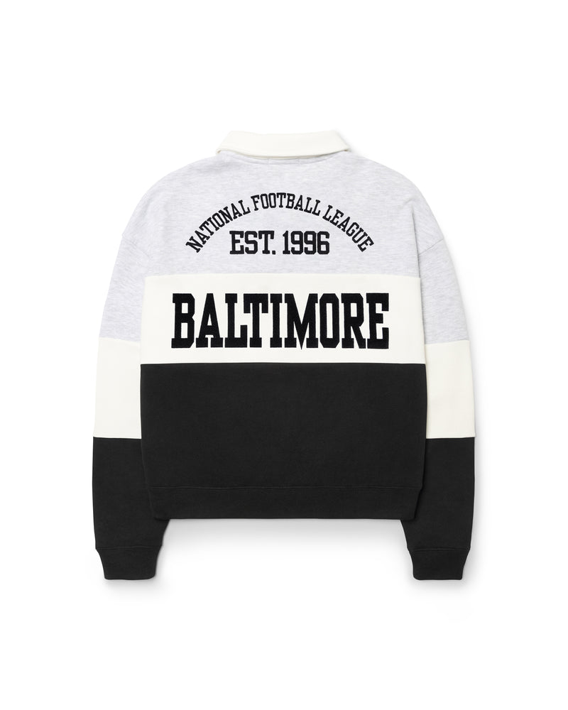 BALTIMORE RAVENS STONEY CLOVER LANE X '47 RUGBY SWEATSHIRT