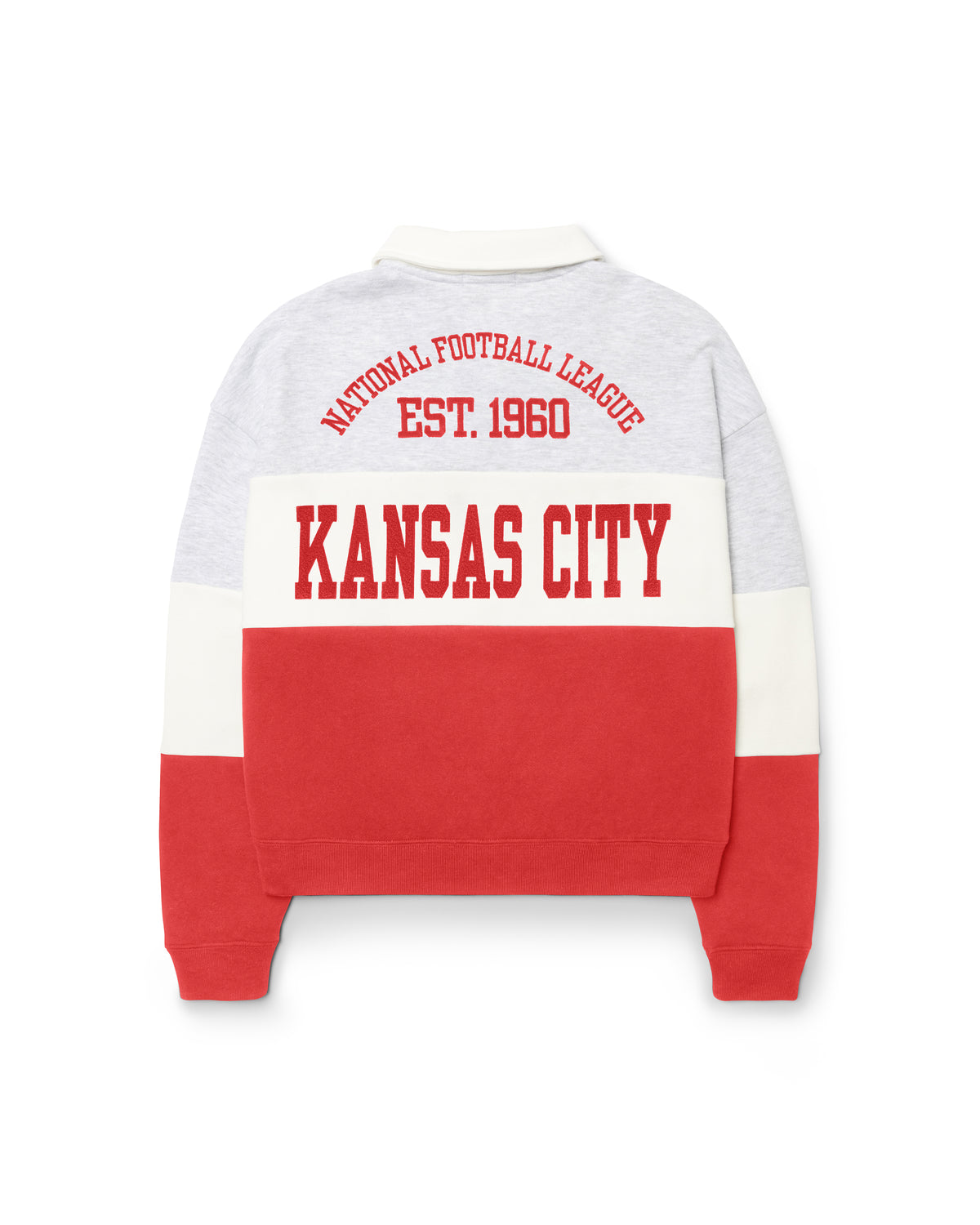 KANSAS CITY CHIEFS STONEY CLOVER LANE X '47 RUGBY SWEATSHIRT