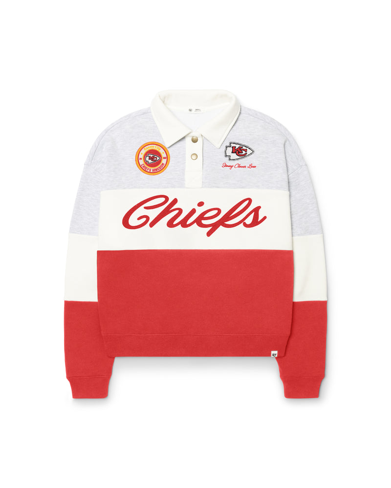 KANSAS CITY CHIEFS STONEY CLOVER LANE X '47 RUGBY SWEATSHIRT