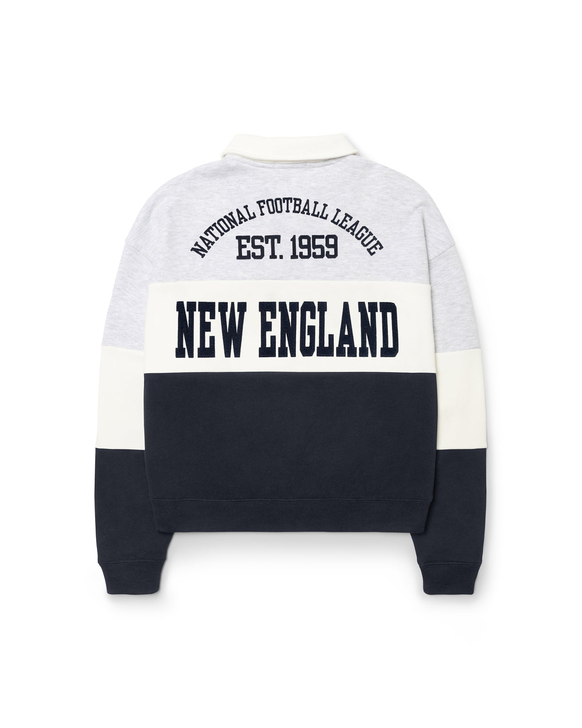 NEW ENGLAND PATRIOTS STONEY CLOVER LANE X '47 RUGBY SWEATSHIRT