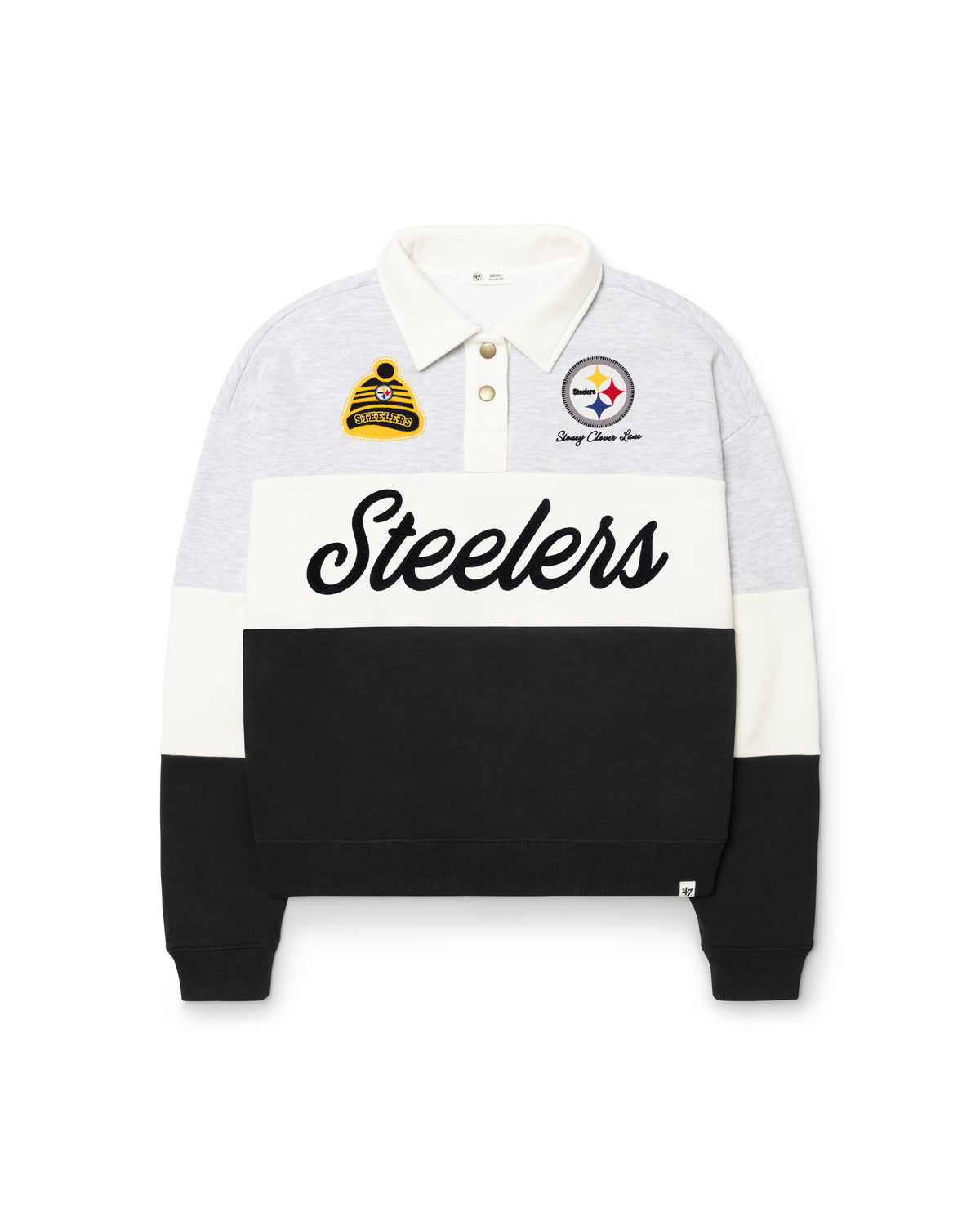 PITTSBURGH STEELERS STONEY CLOVER LANE X '47 RUGBY SWEATSHIRT