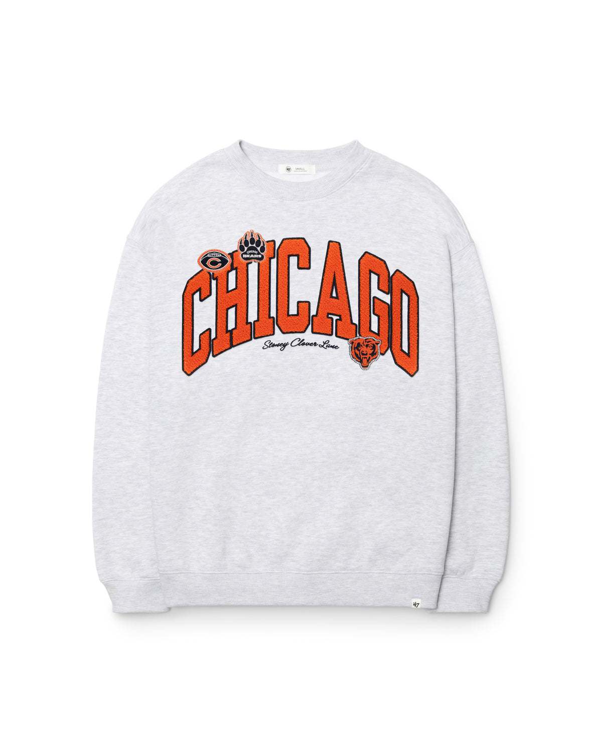 CHICAGO BEARS STONEY CLOVER LANE X '47 WOMEN'S OVERSIZED CREW