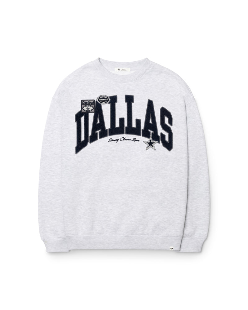 DALLAS COWBOYS STONEY CLOVER LANE X '47 WOMEN'S OVERSIZED CREW
