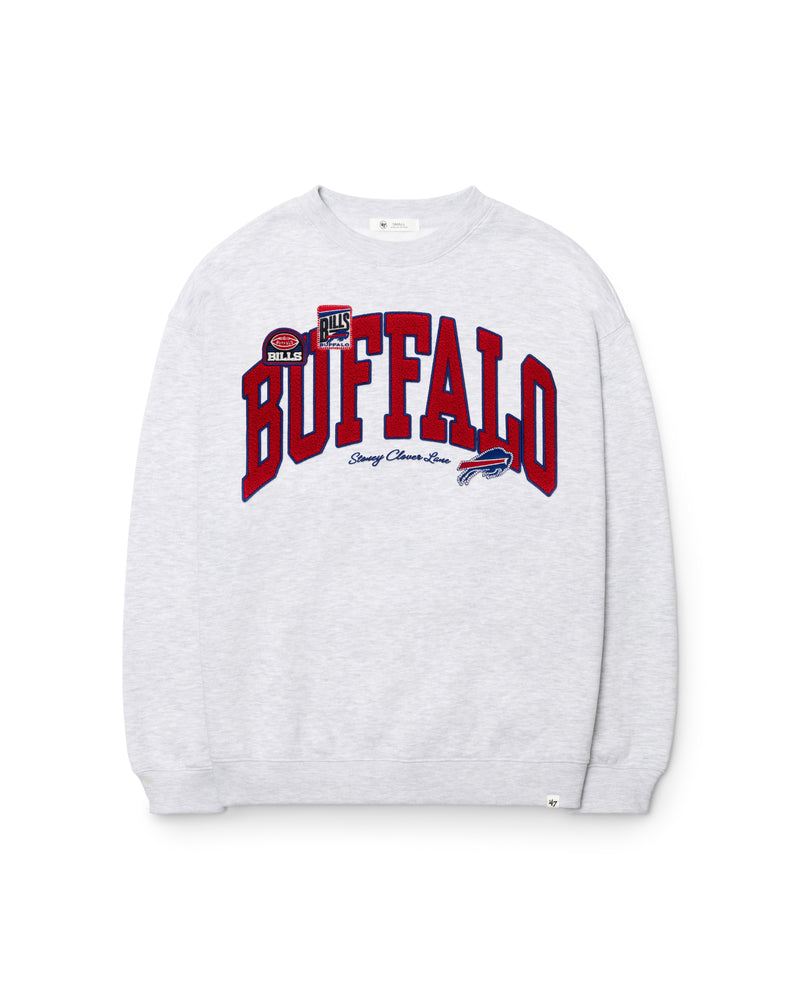 BUFFALO BILLS STONEY CLOVER LANE X '47 WOMEN'S OVERSIZED CREW