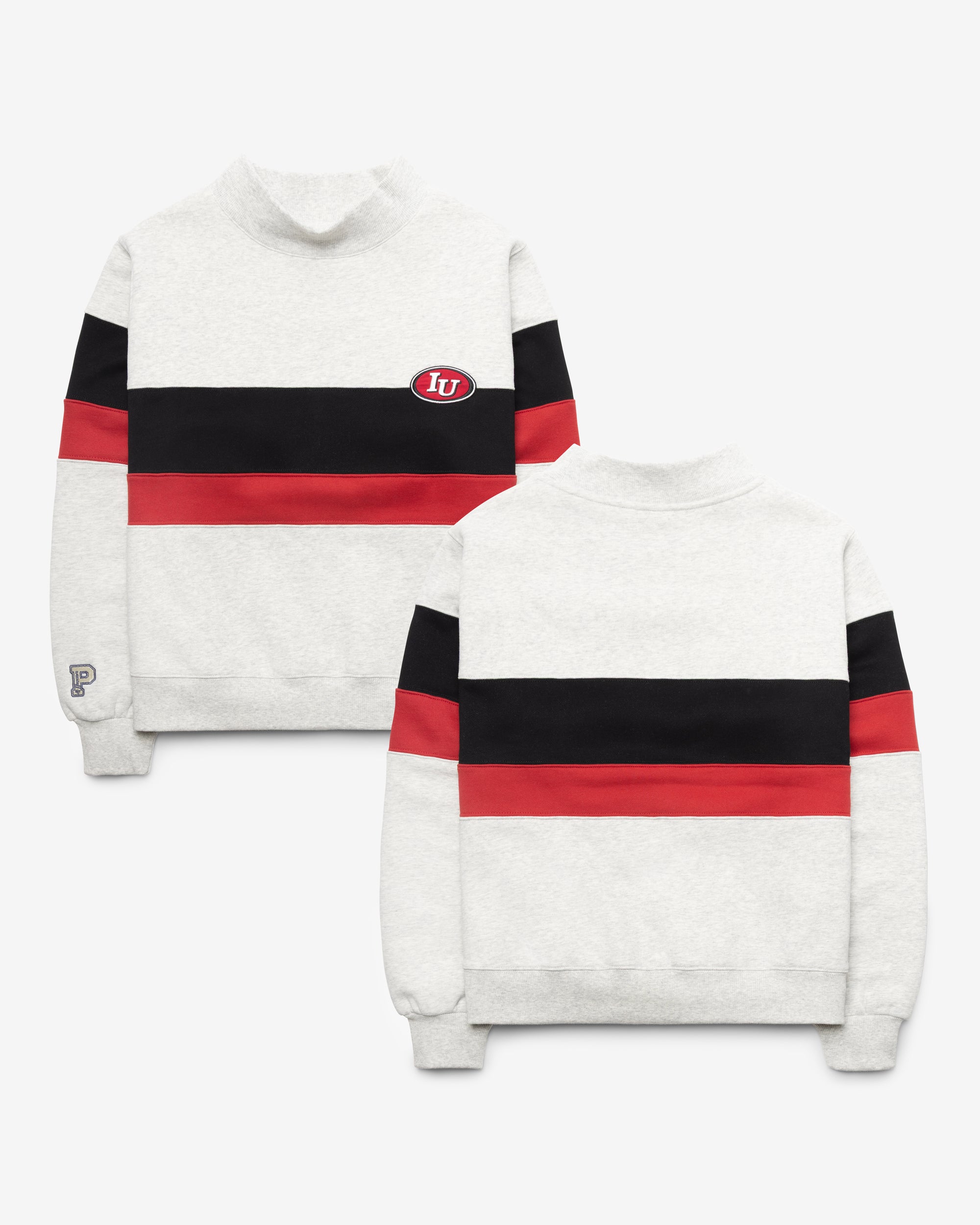 INDIANA HOOSIERS VINTAGE PARKE X '47 WOMEN'S MOCKNECK