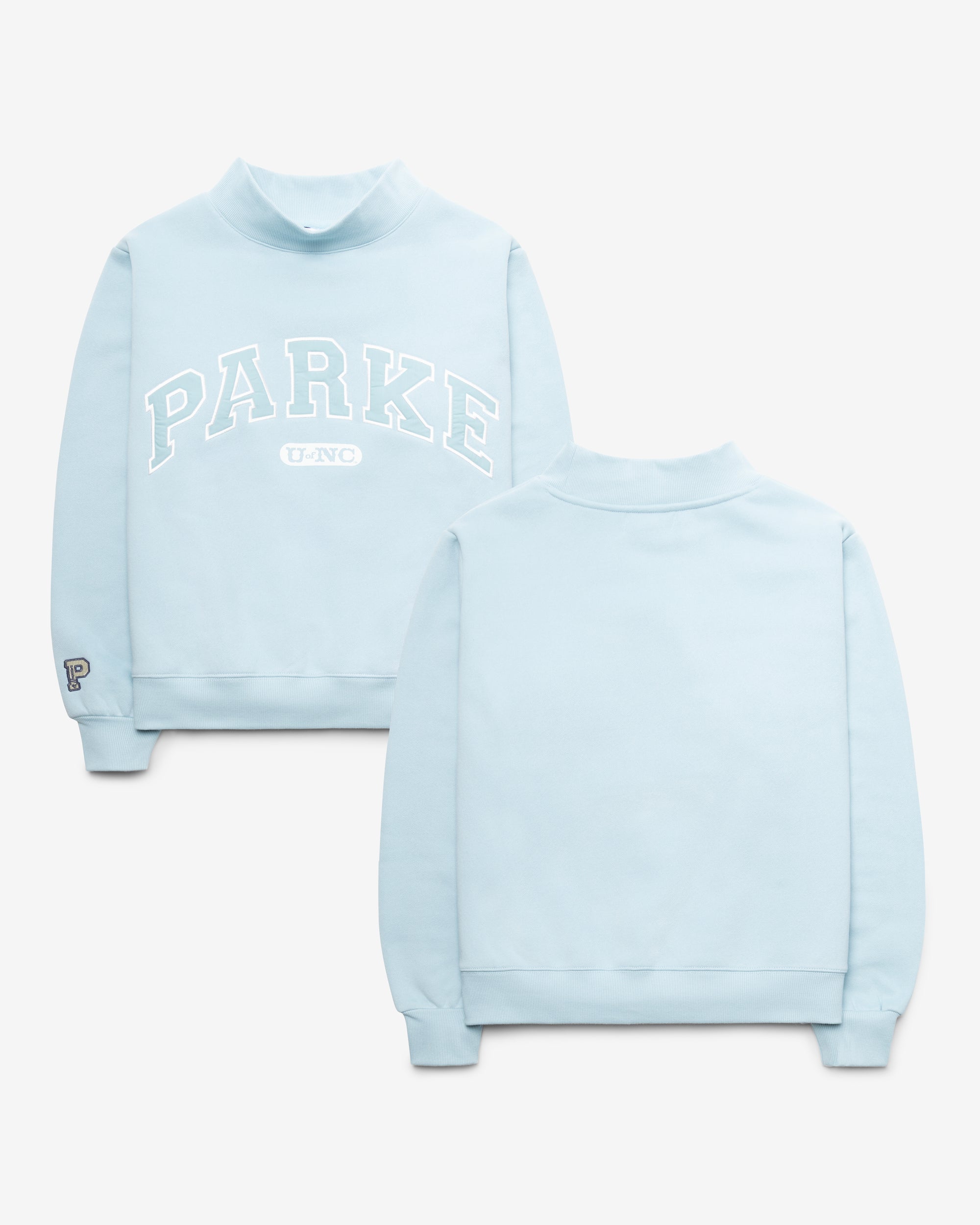 NORTH CAROLINA TAR HEELS UNC PARKE X '47 WOMEN'S MOCKNECK