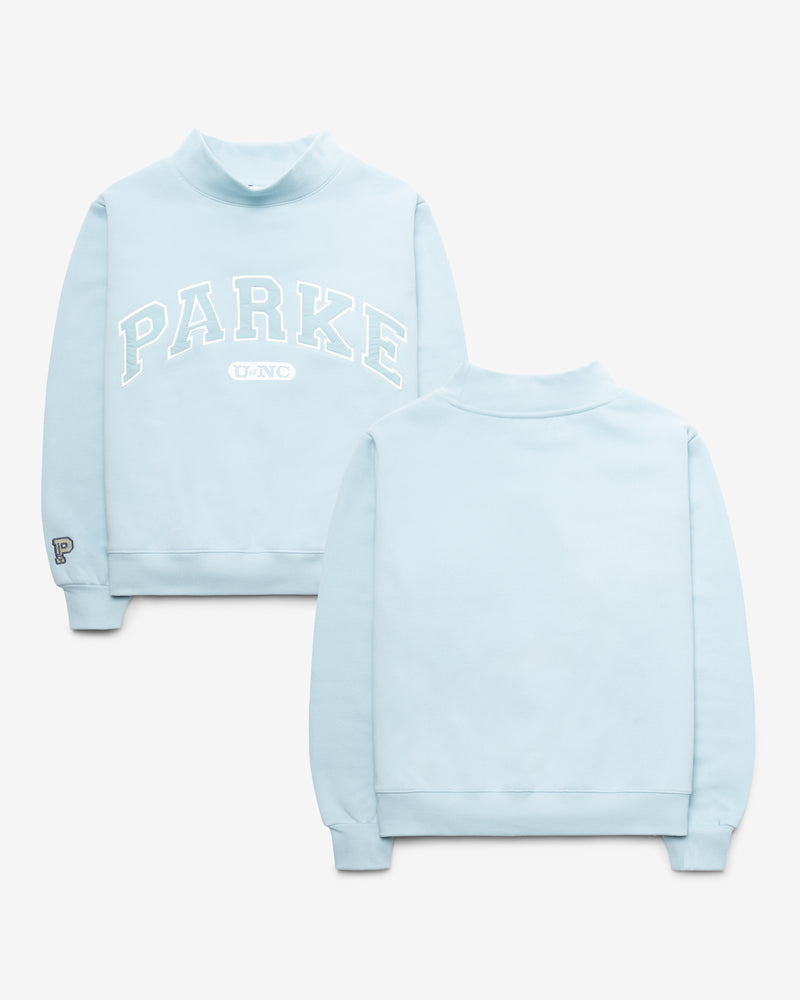 NORTH CAROLINA TAR HEELS UNC PARKE X '47 WOMEN'S MOCKNECK