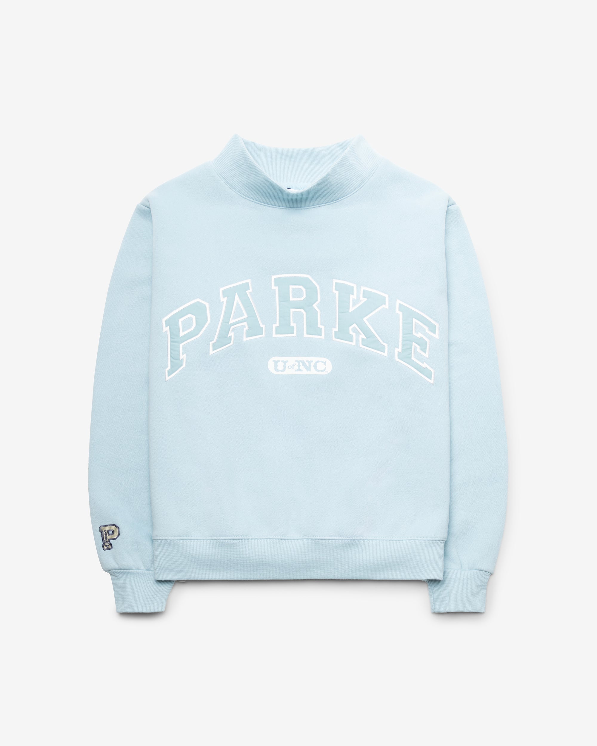NORTH CAROLINA TAR HEELS UNC PARKE X '47 WOMEN'S MOCKNECK