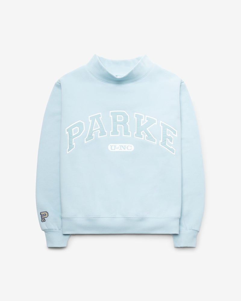 NORTH CAROLINA TAR HEELS UNC PARKE X '47 WOMEN'S MOCKNECK