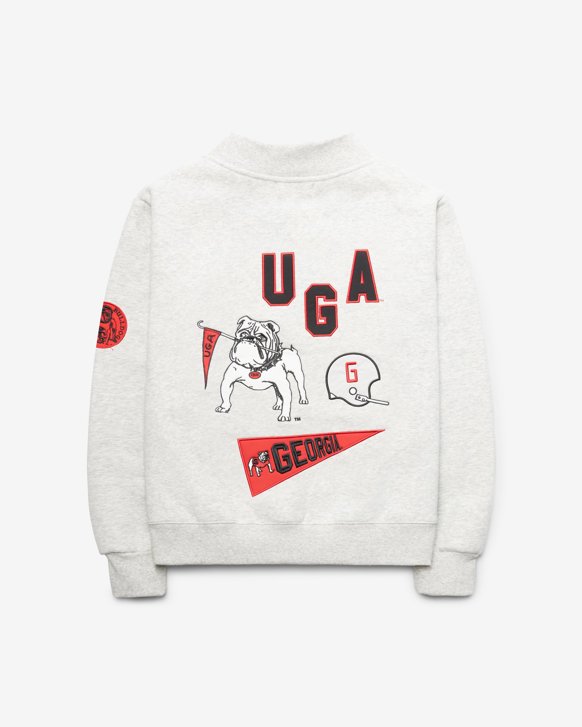 GEORGIA BULLDOGS VINTAGE PARKE X '47 WOMEN'S MOCKNECK