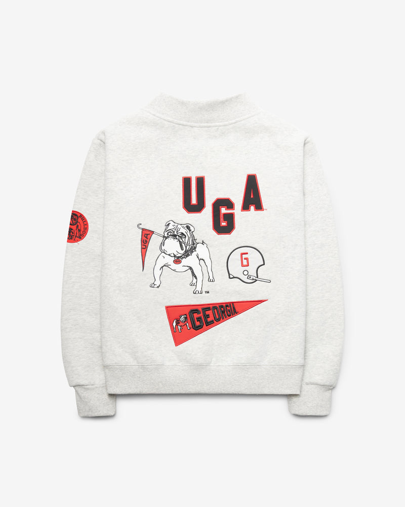 GEORGIA BULLDOGS VINTAGE PARKE X '47 WOMEN'S MOCKNECK