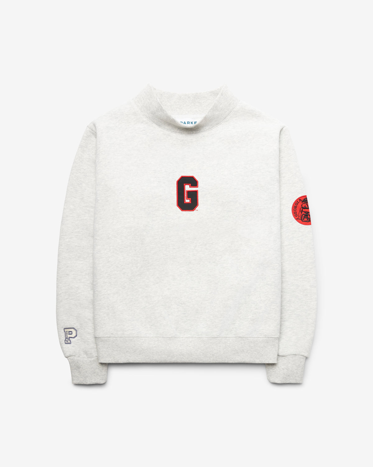 GEORGIA BULLDOGS VINTAGE PARKE X '47 WOMEN'S MOCKNECK