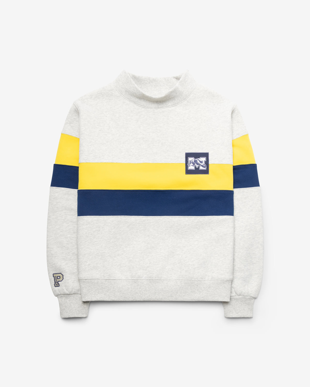 MICHIGAN WOLVERINES VINTAGE PARKE X '47 WOMEN'S MOCKNECK