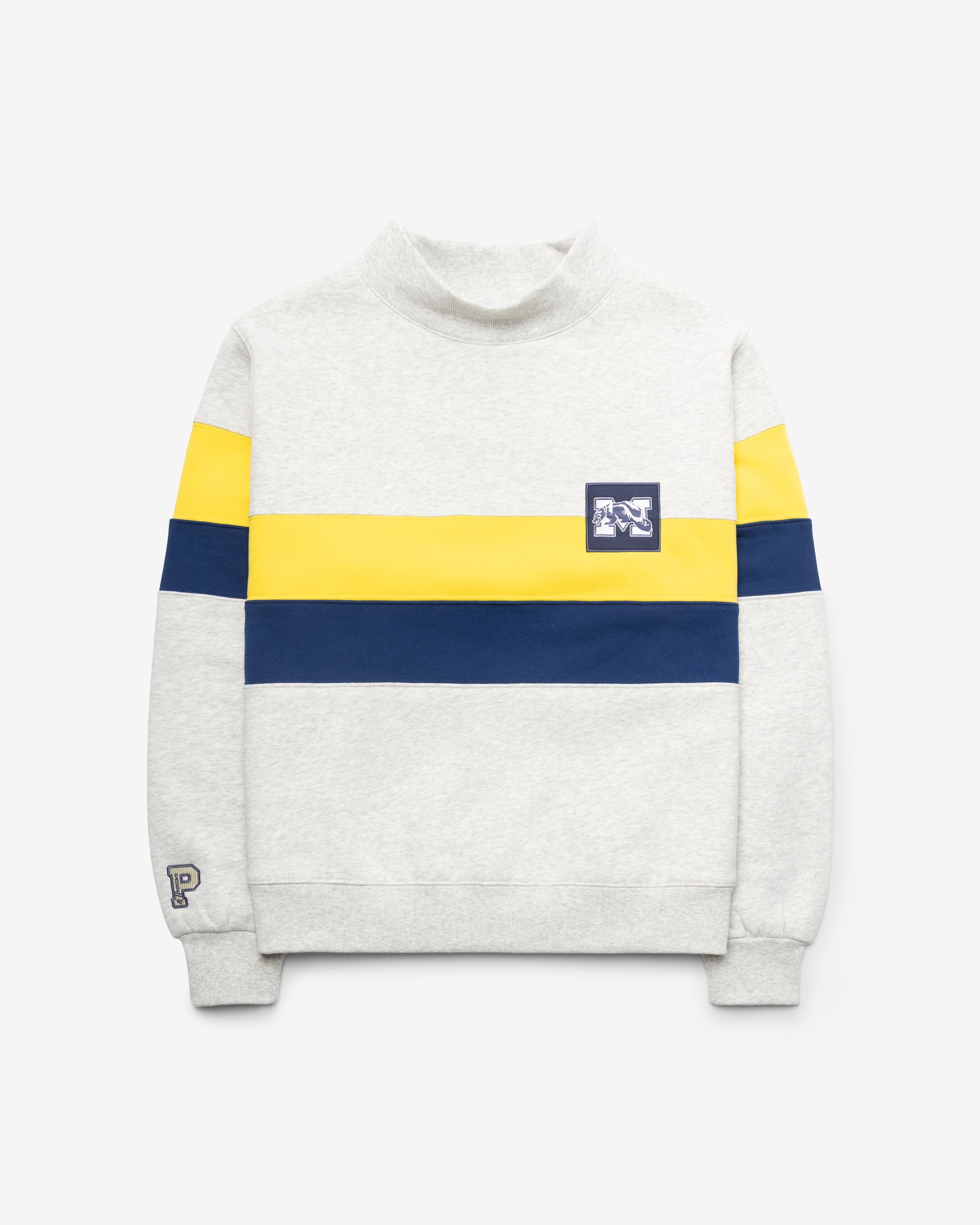 MICHIGAN WOLVERINES VINTAGE PARKE X '47 WOMEN'S MOCKNECK