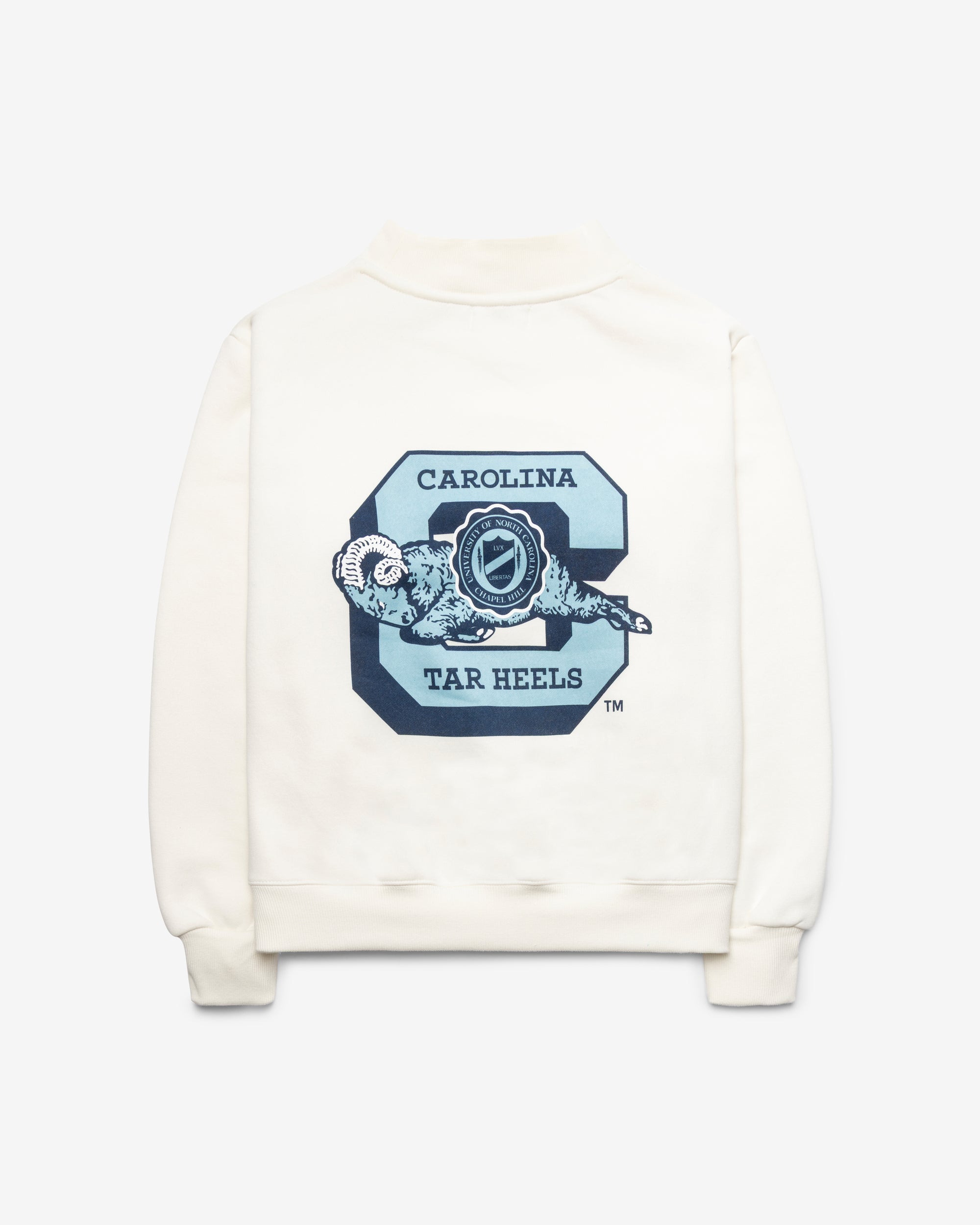 NORTH CAROLINA TAR HEELS UNC VINTAGE PARKE X '47 WOMEN'S MOCKNECK