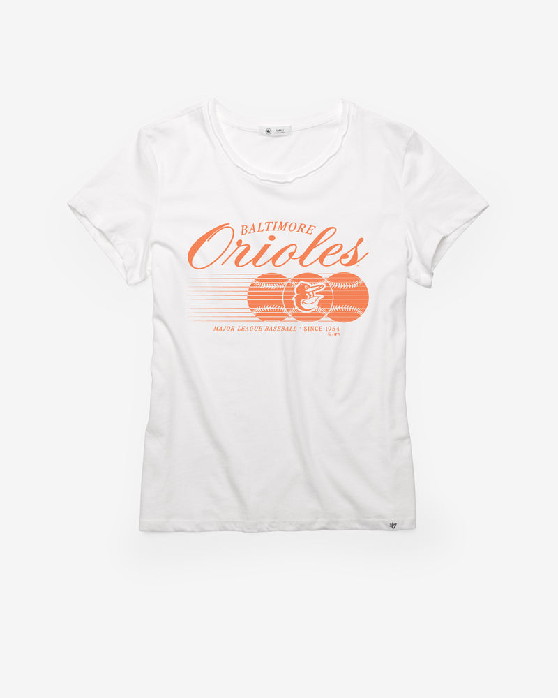 BALTIMORE ORIOLES SPEED THROW '47 WOMEN'S FRANKIE TEE