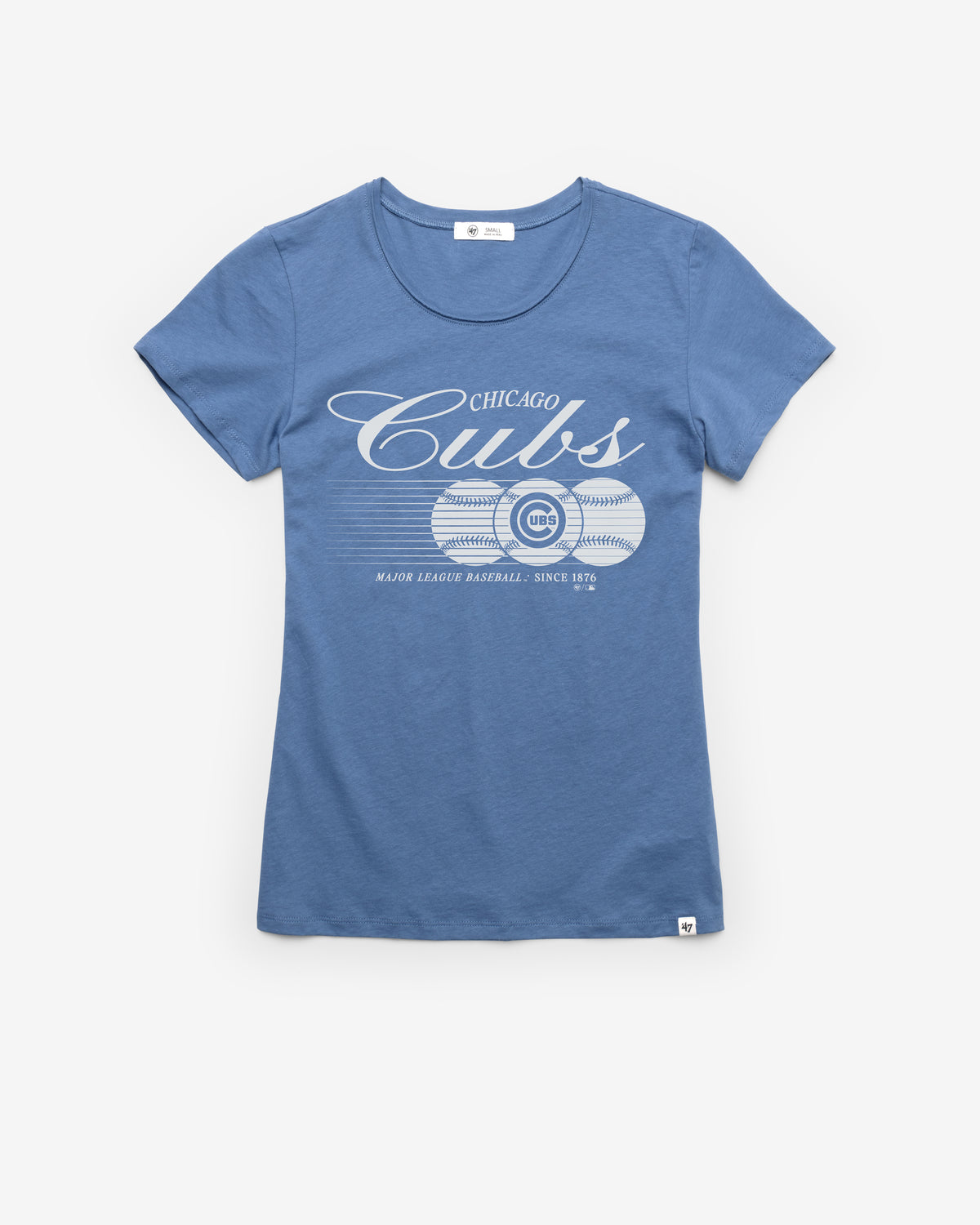 CHICAGO CUBS SPEED THROW '47 WOMEN'S FRANKIE TEE