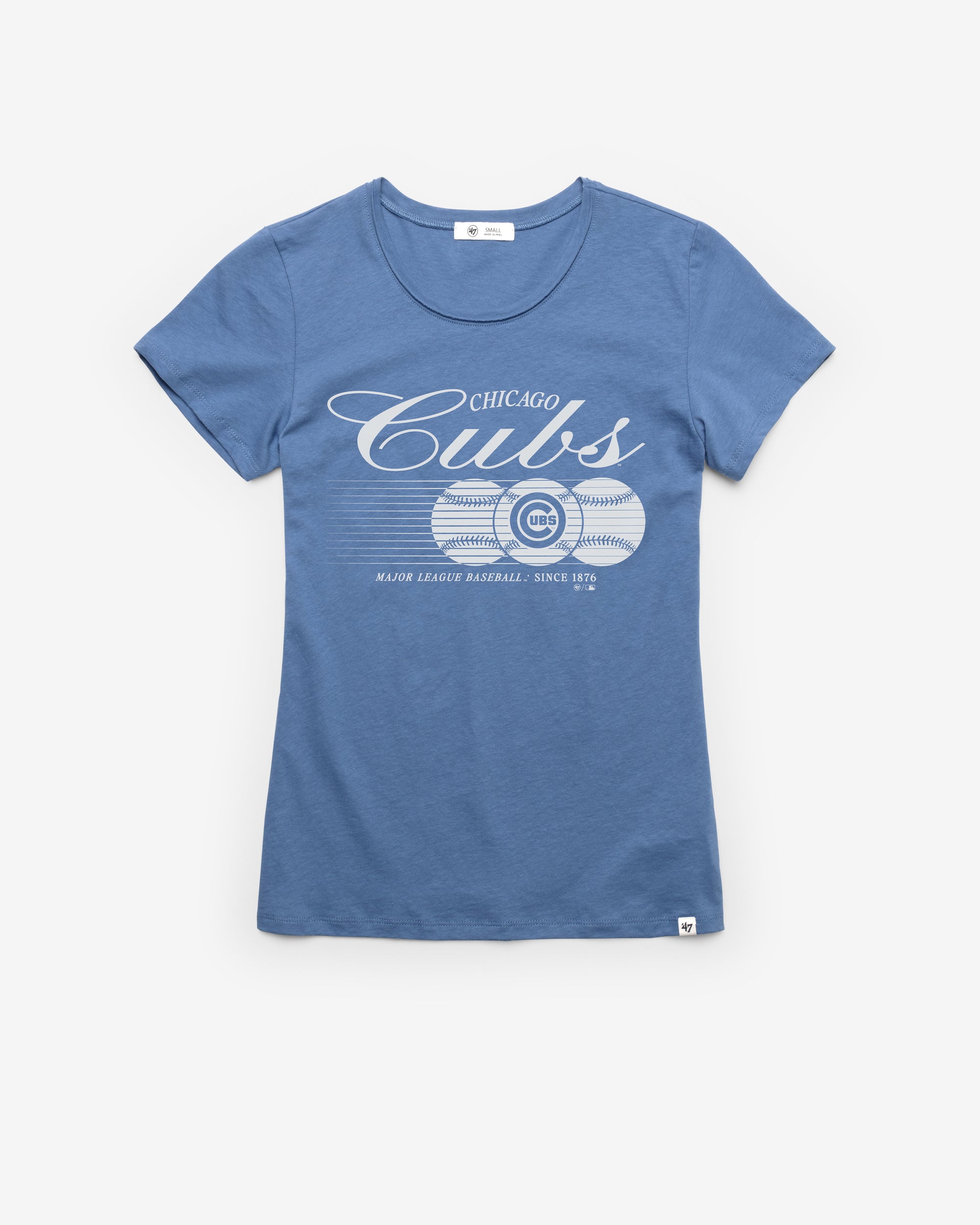 CHICAGO CUBS SPEED THROW '47 WOMEN'S FRANKIE TEE