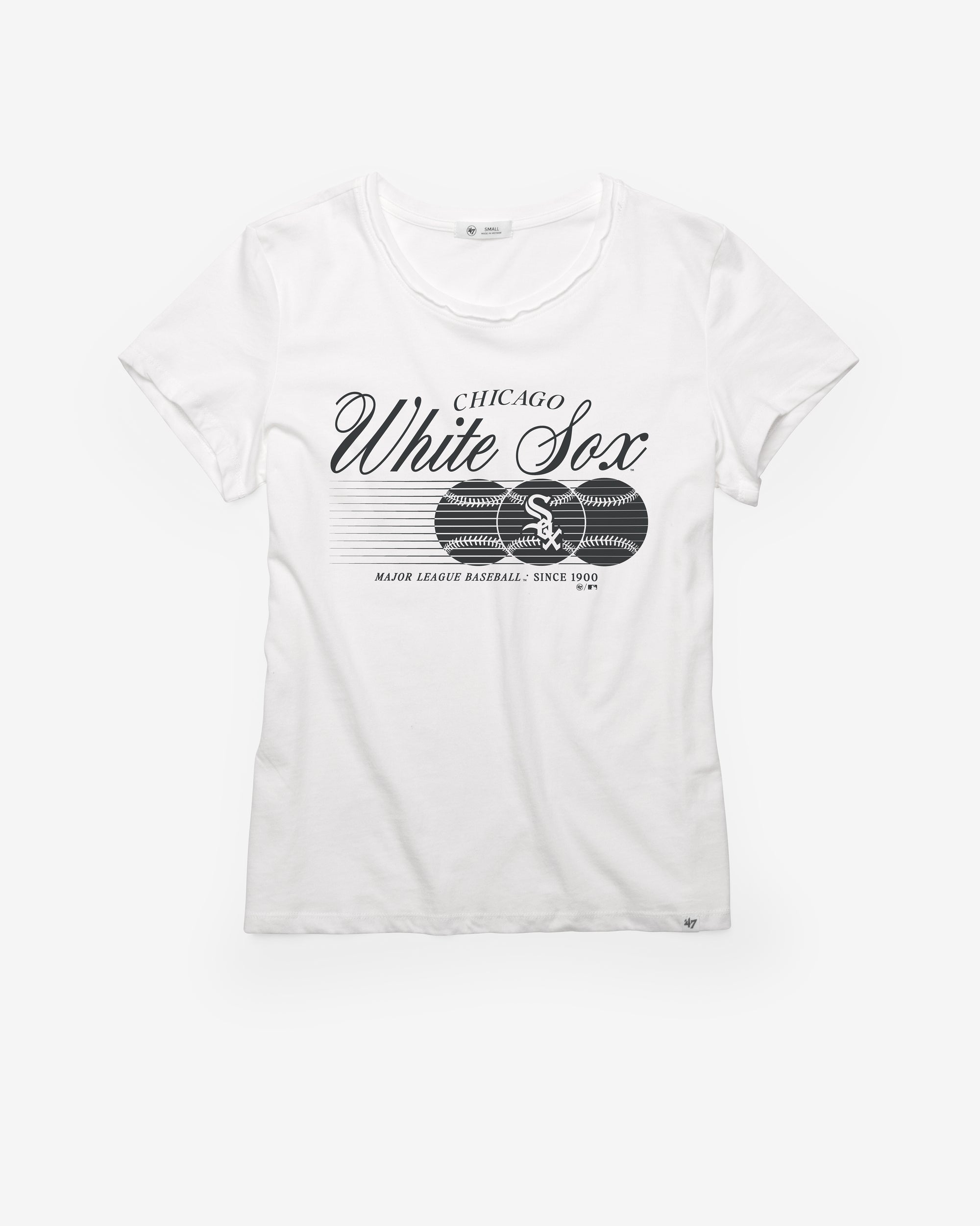CHICAGO WHITE SOX SPEED THROW '47 WOMEN'S FRANKIE TEE