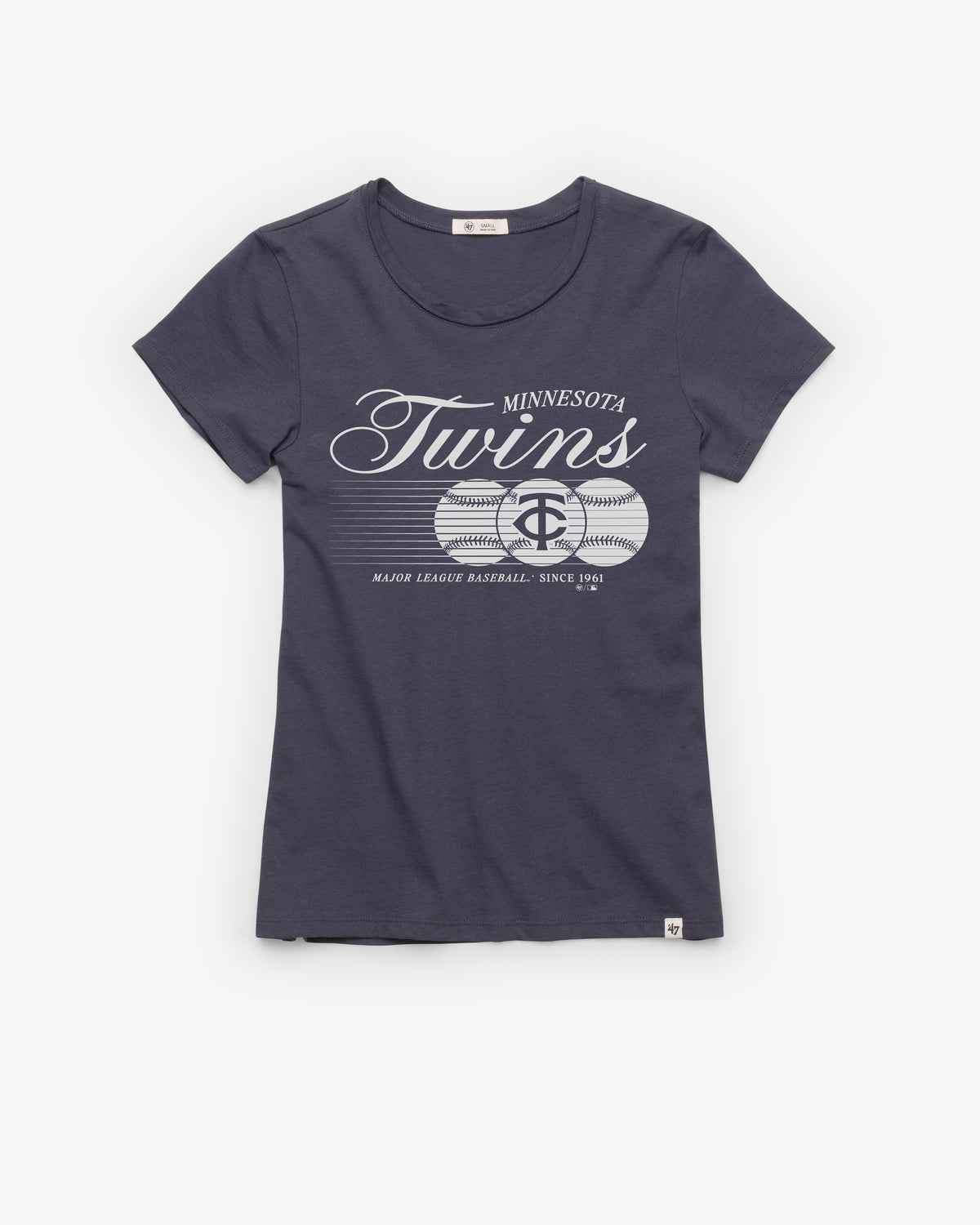 MINNESOTA TWINS SPEED THROW '47 WOMEN'S FRANKIE TEE