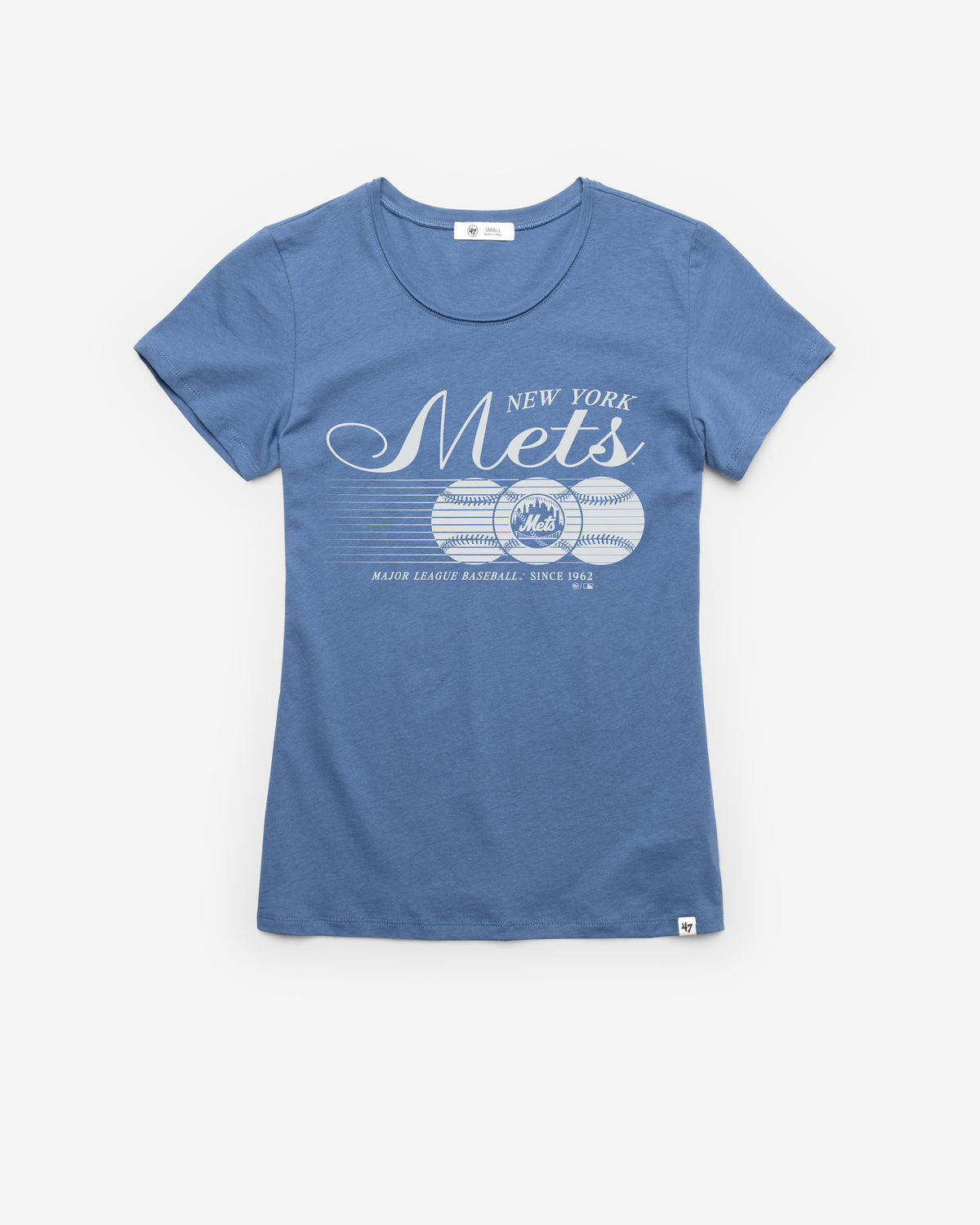 NEW YORK METS SPEED THROW '47 WOMEN'S FRANKIE TEE