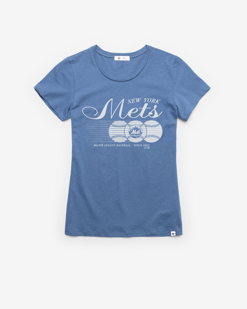 NEW YORK METS SPEED THROW '47 WOMEN'S FRANKIE TEE