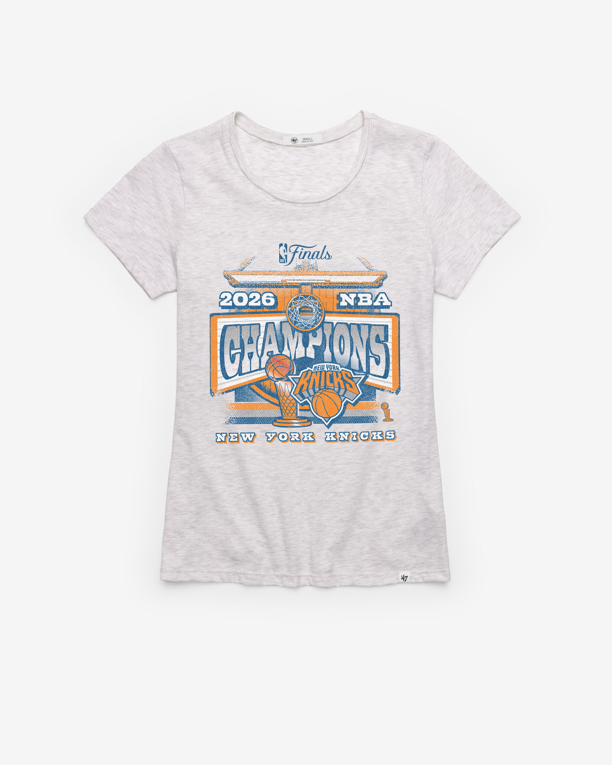 NEW YORK KNICKS 2026 NBA CHAMPIONS '47 WOMEN'S FRANKIE TEE