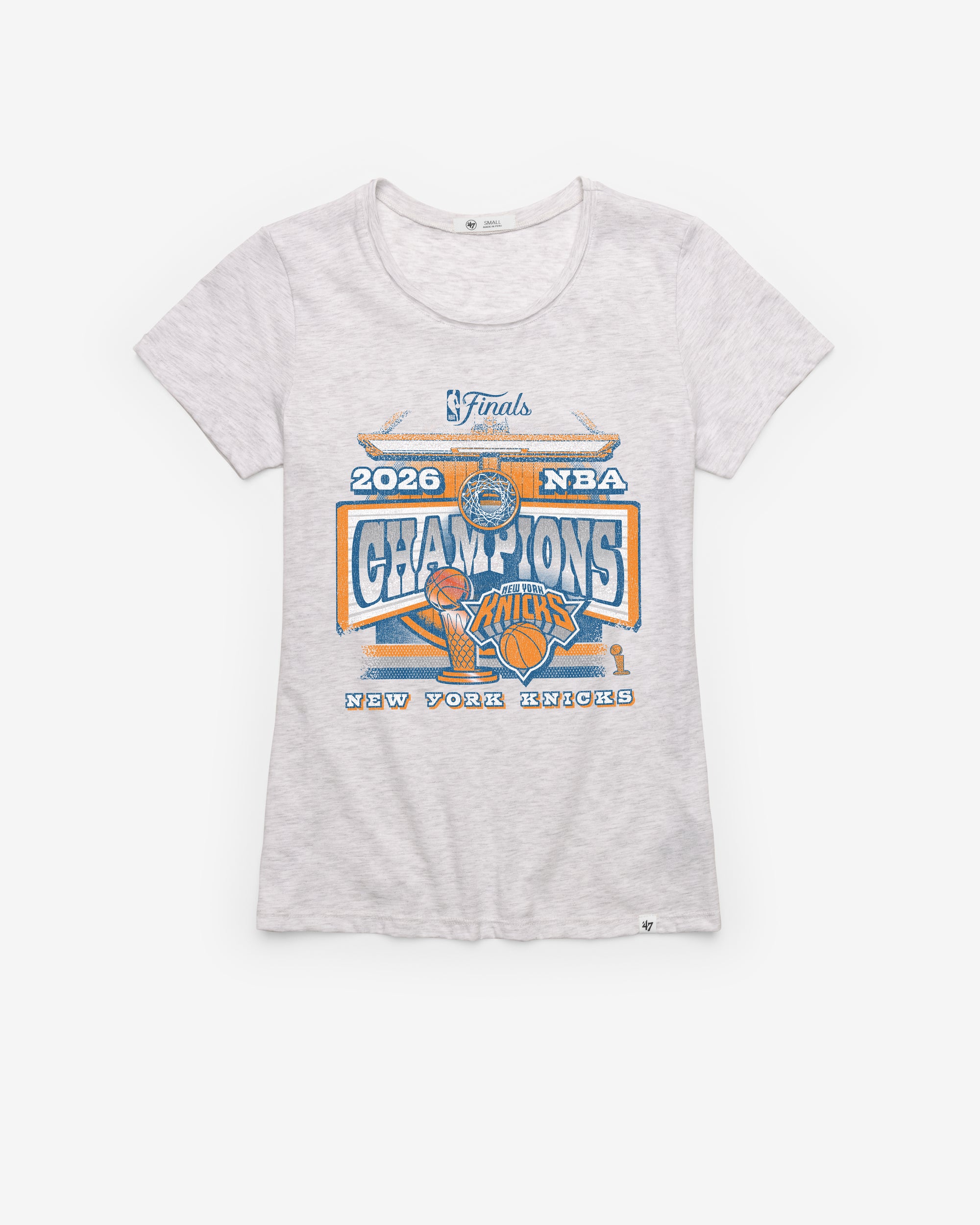 NEW YORK KNICKS 2026 NBA CHAMPIONS '47 WOMEN'S FRANKIE TEE