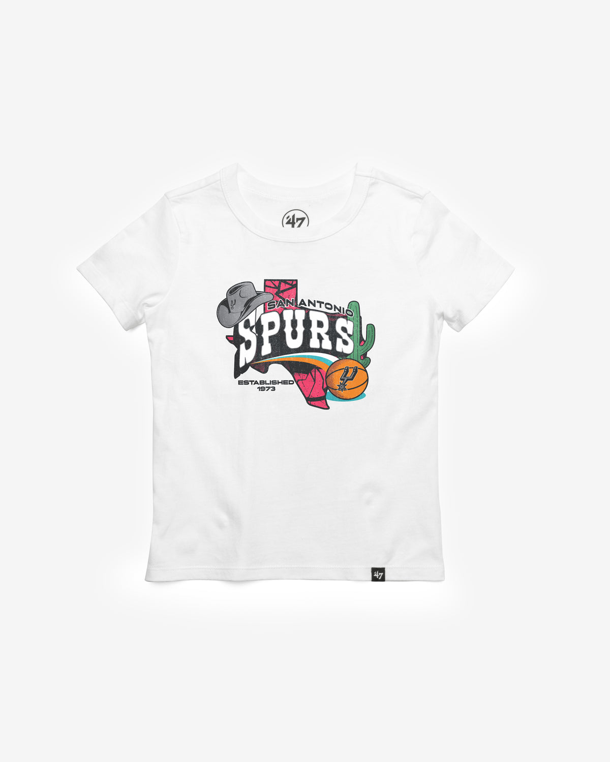 SAN ANTONIO SPURS PREMIER '47 KIDS FRANKLIN TEE