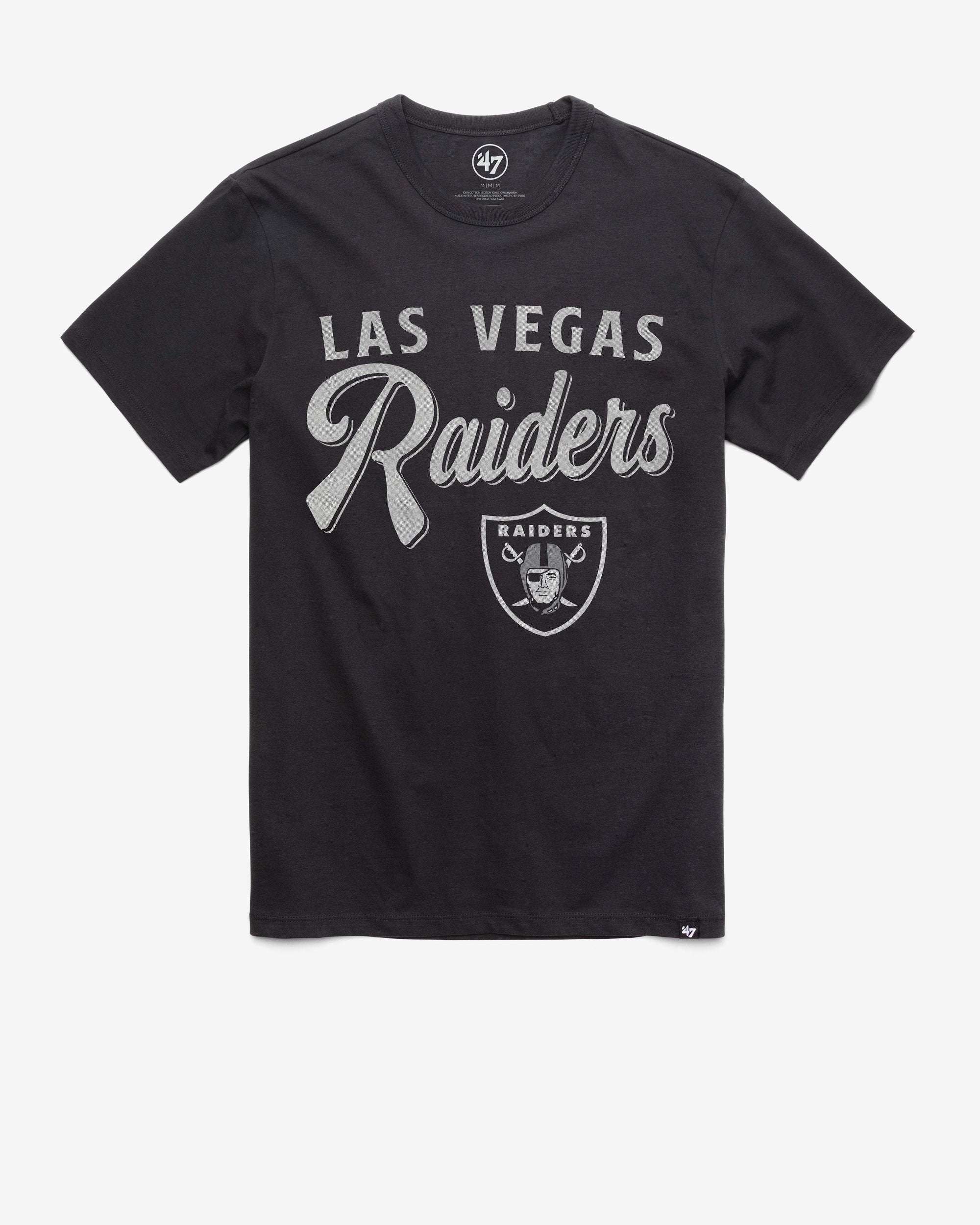 LAS VEGAS RAIDERS DIAG SCRIPT '47 FRANKLIN TEE