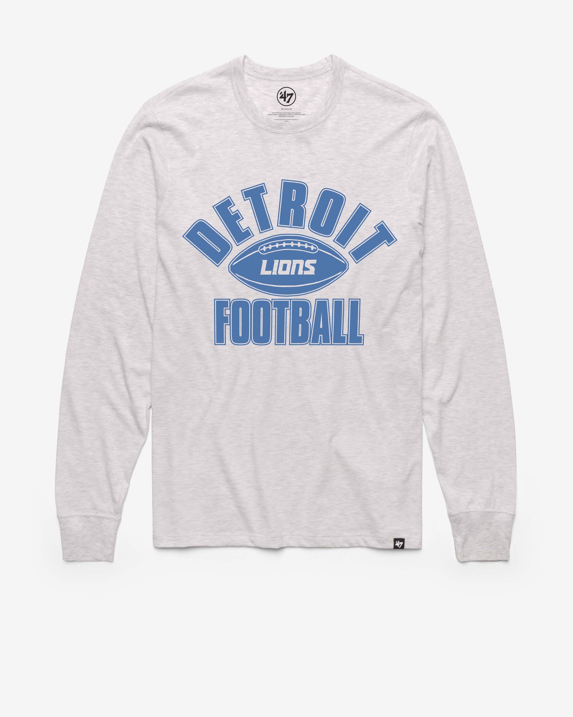 DETROIT LIONS ISSUED '47 FRANKLIN LONG SLEEVE TEE