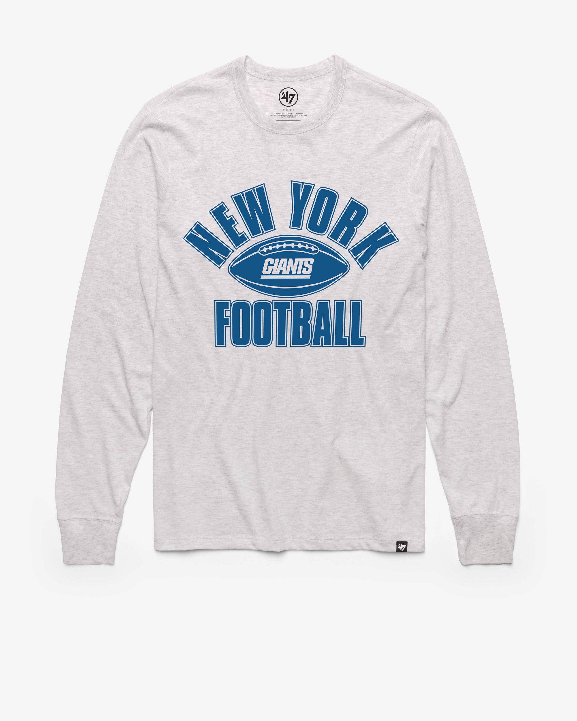NEW YORK GIANTS ISSUED '47 FRANKLIN LONG SLEEVE TEE