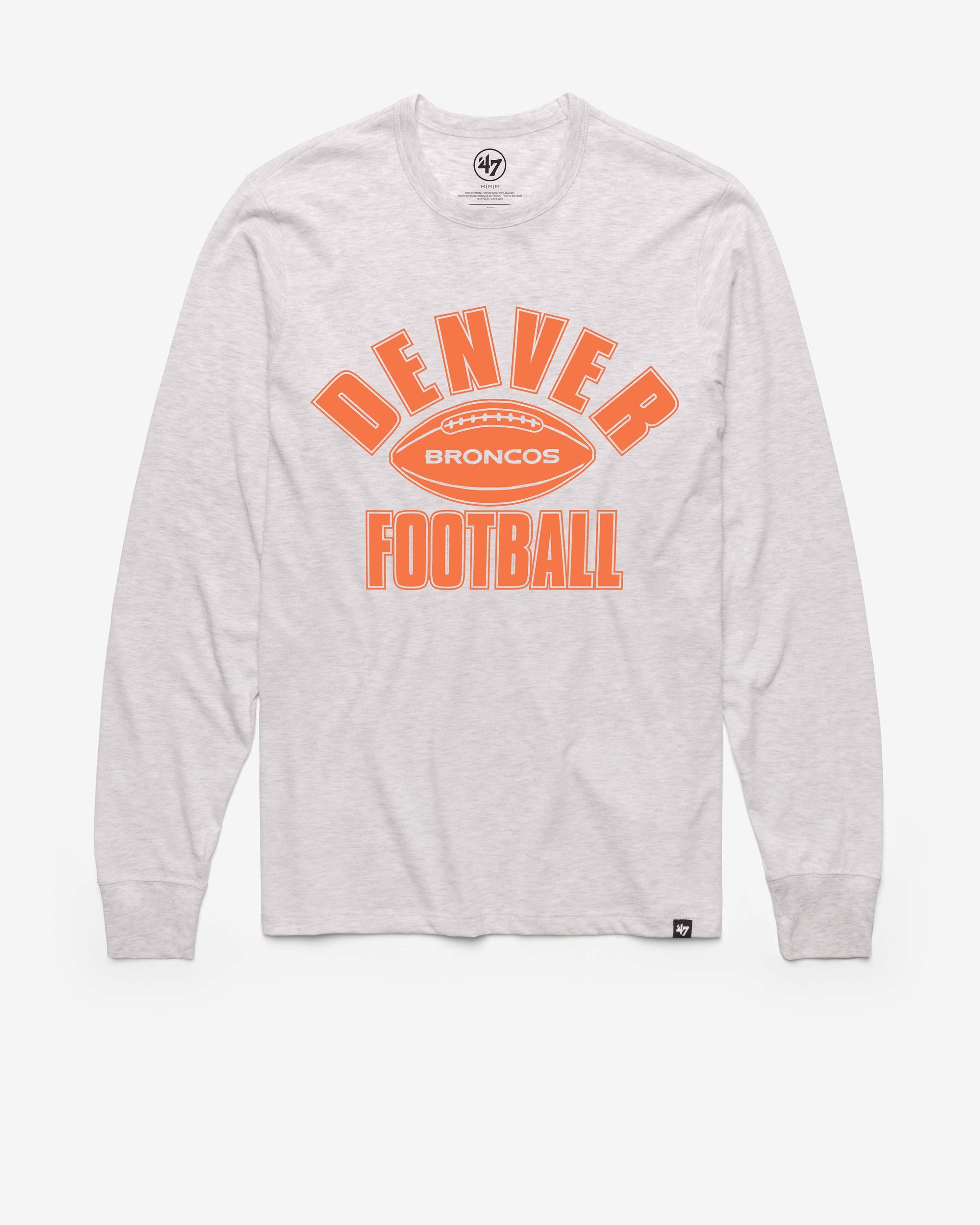 DENVER BRONCOS ISSUED '47 FRANKLIN LONG SLEEVE TEE