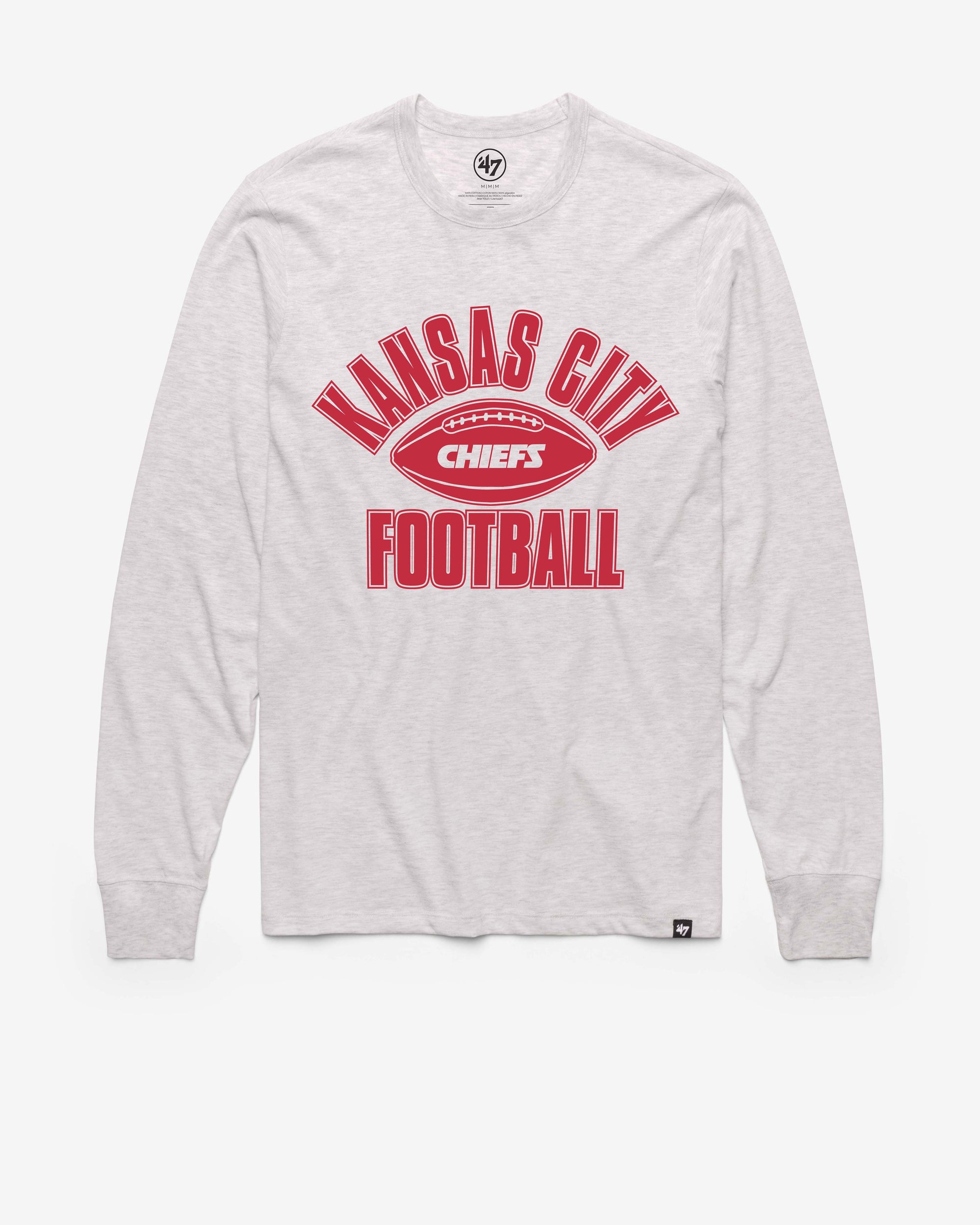 KANSAS CITY CHIEFS ISSUED '47 FRANKLIN LONG SLEEVE TEE