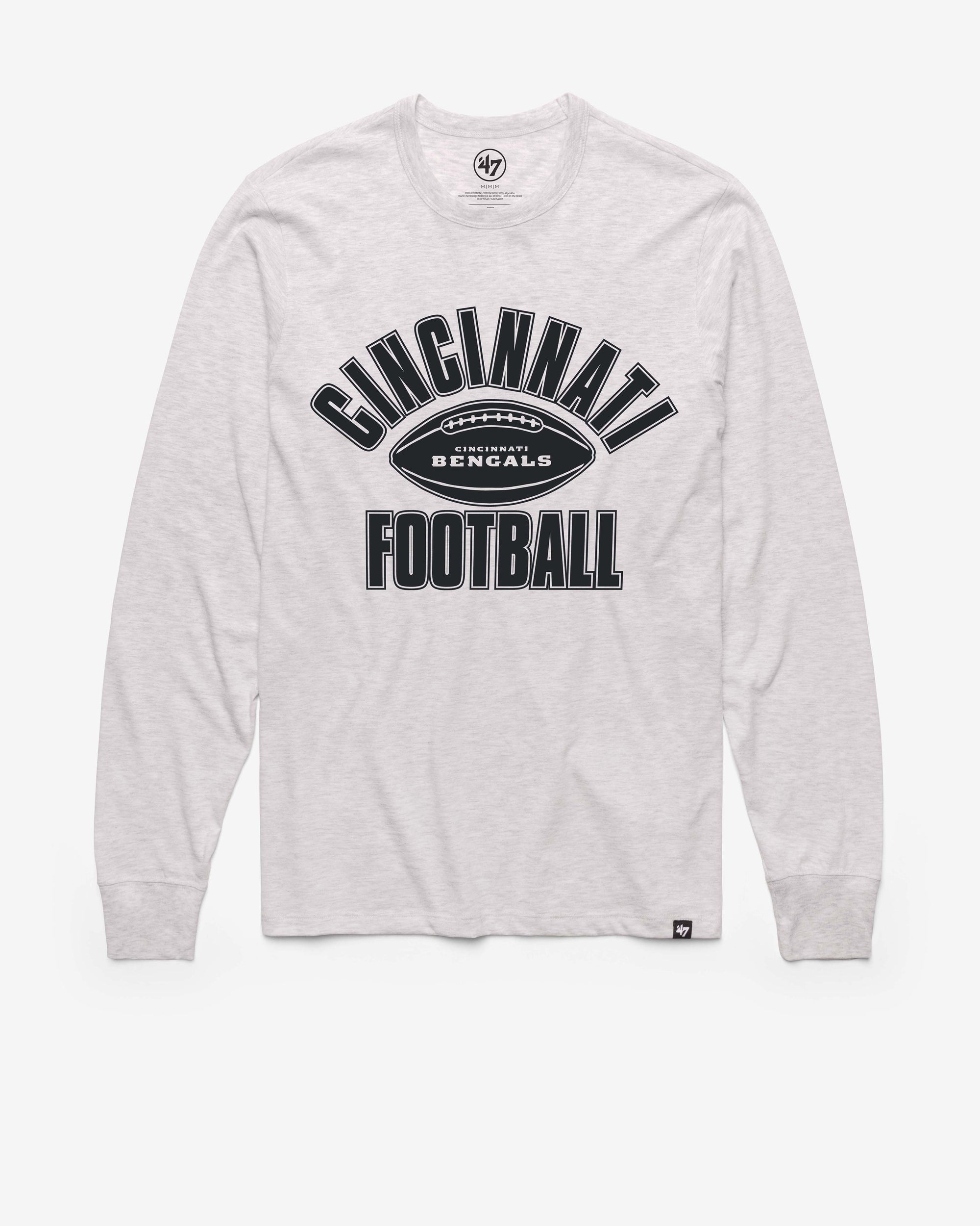 CINCINNATI BENGALS ISSUED '47 FRANKLIN LONG SLEEVE TEE