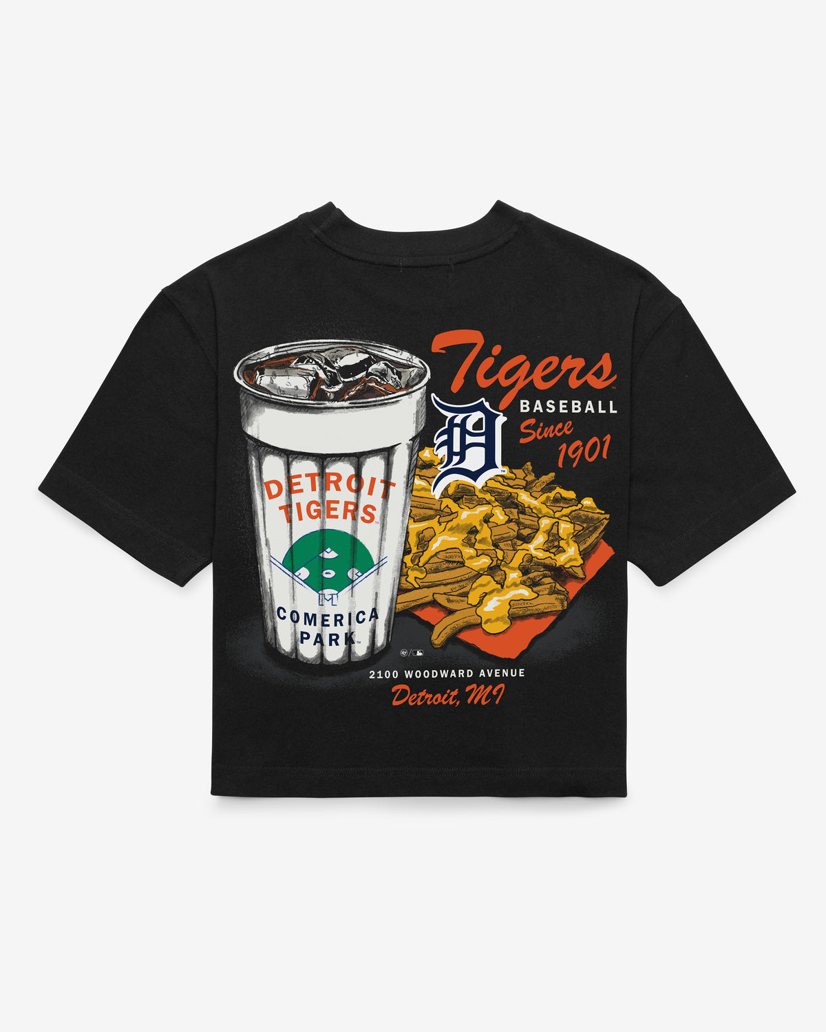 DETROIT TIGERS GRAB 'N GO '47 REED CITY TEE WOMEN