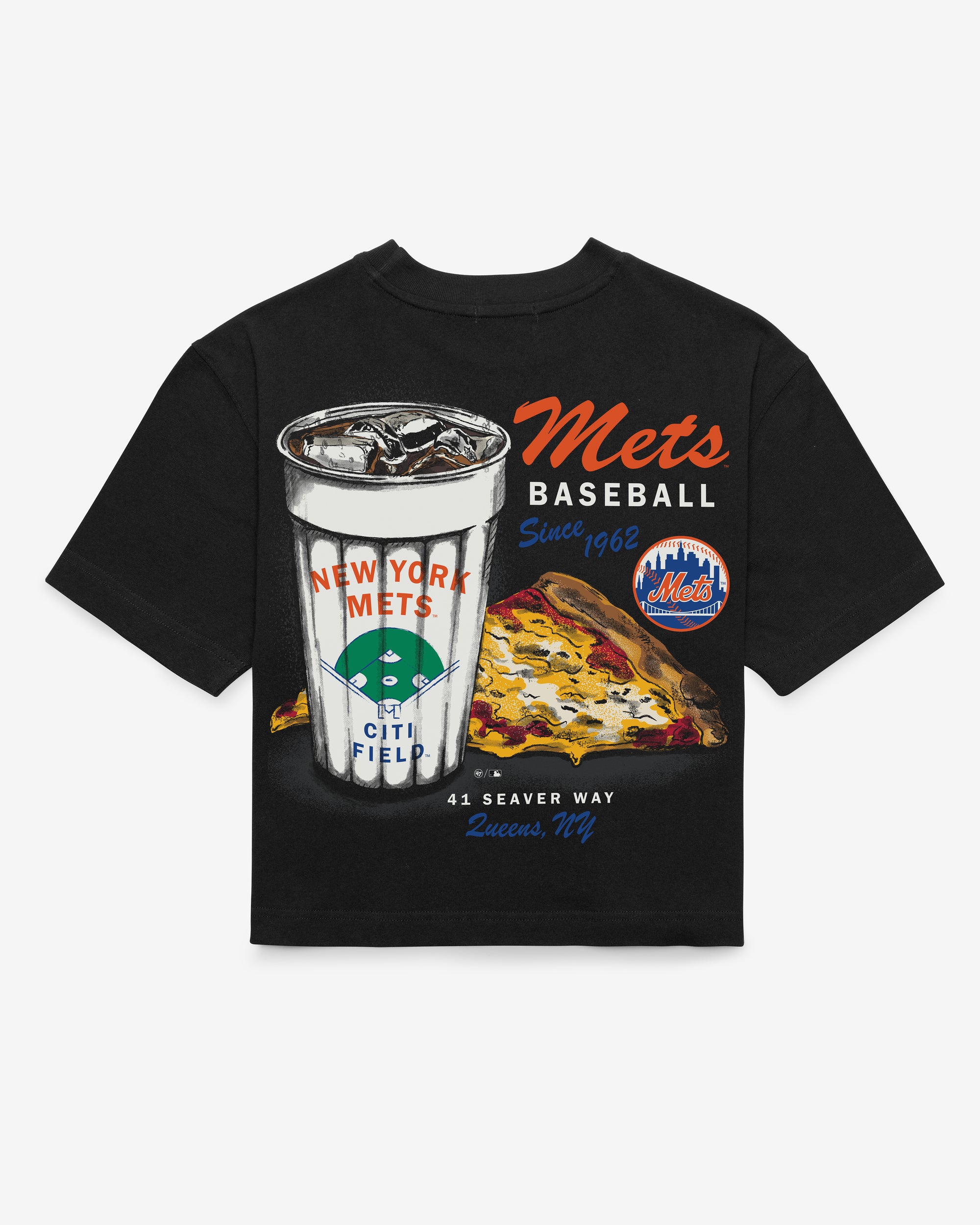 NEW YORK METS GRAB 'N GO '47 REED CITY TEE WOMEN