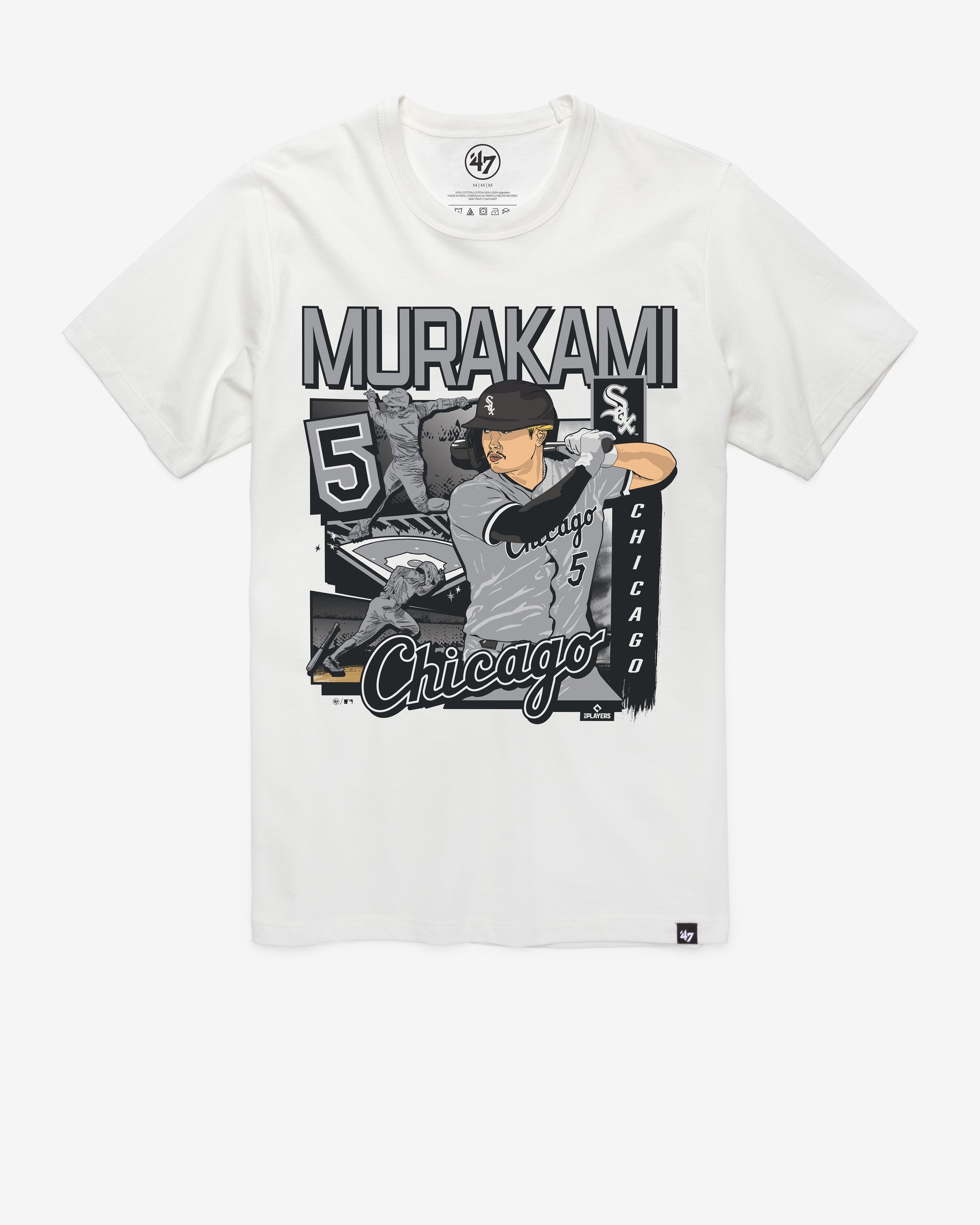 MUNETAKA MURAKAMI FIELD MARK '47 FRANKLIN TEE