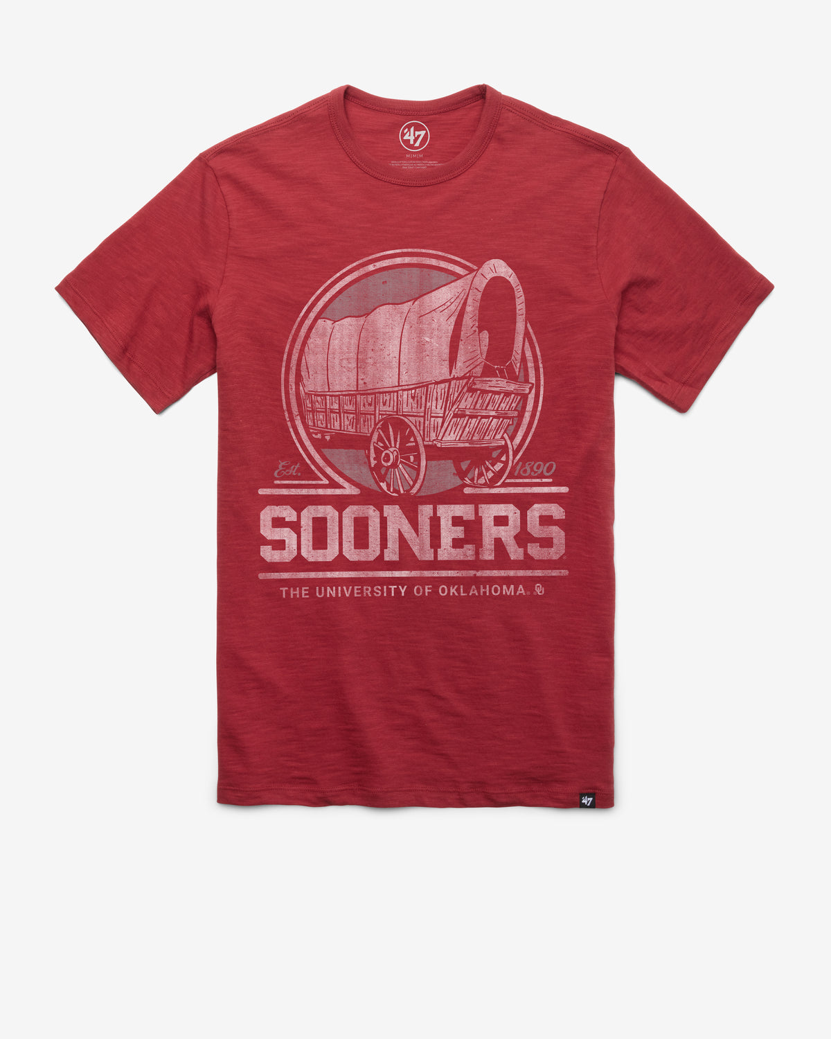 OKLAHOMA SOONERS EMBLEM MARK '47 SCRUM TEE
