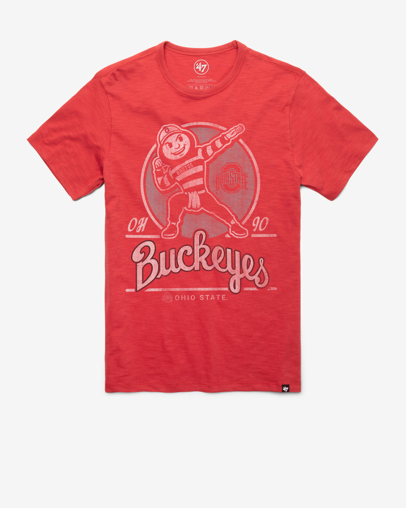 OHIO STATE BUCKEYES EMBLEM MARK '47 SCRUM TEE