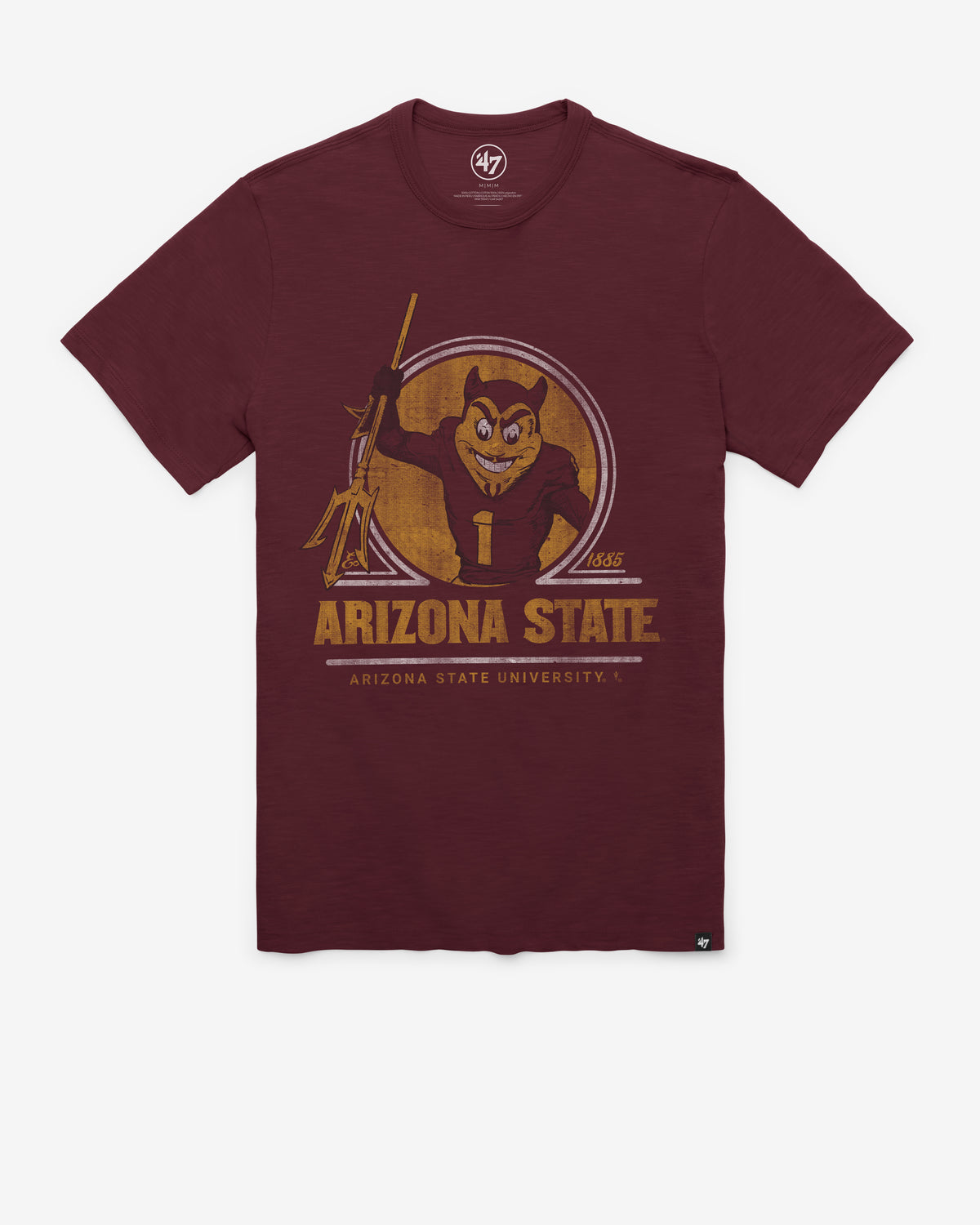 ARIZONA STATE SUN DEVILS ASU EMBLEM MARK '47 SCRUM TEE