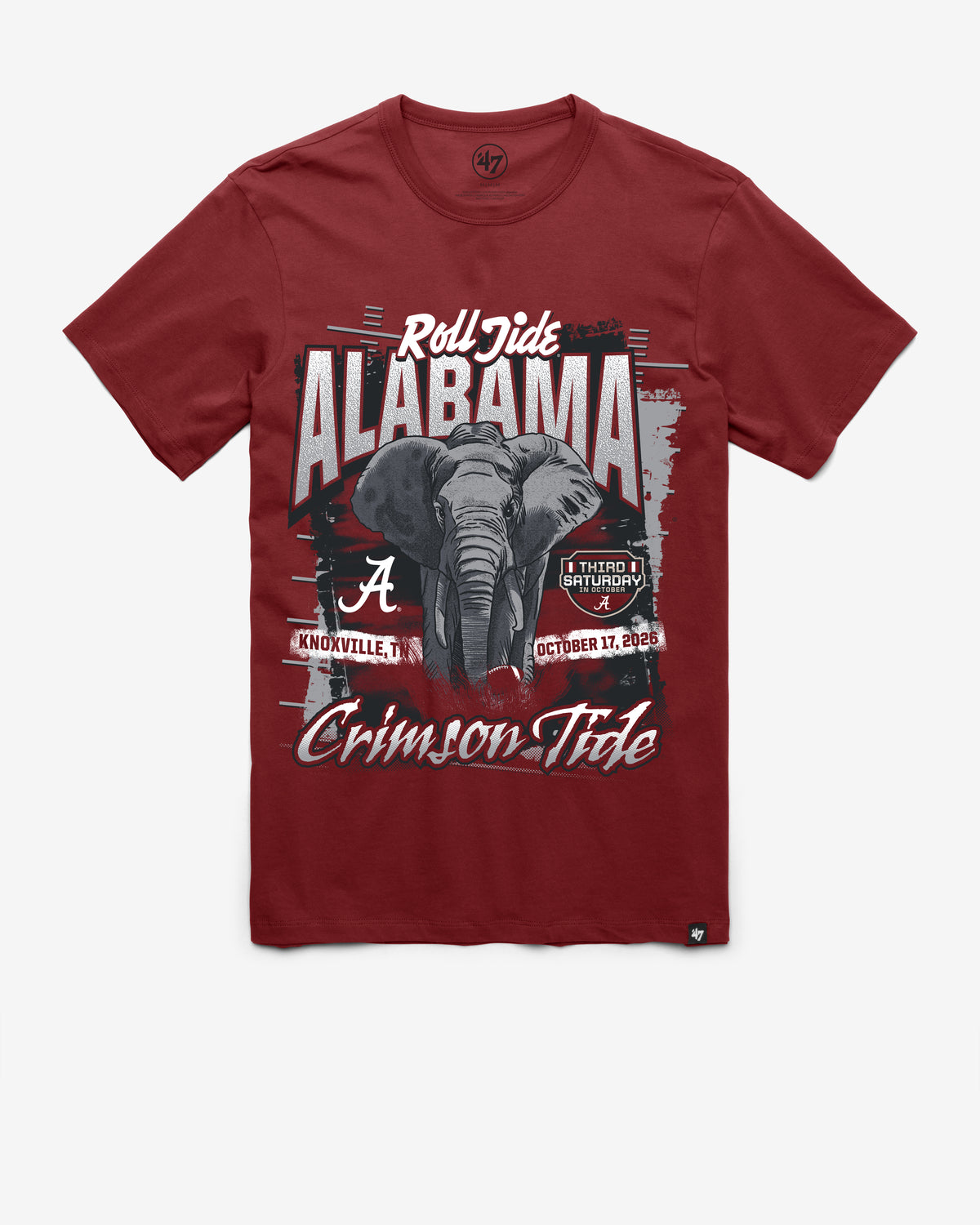ALABAMA CRIMSON TIDE VS. TENNESSEE VOLUNTEERS THIRD SATURDAY REGIONAL '47 FRANKLIN TEE
