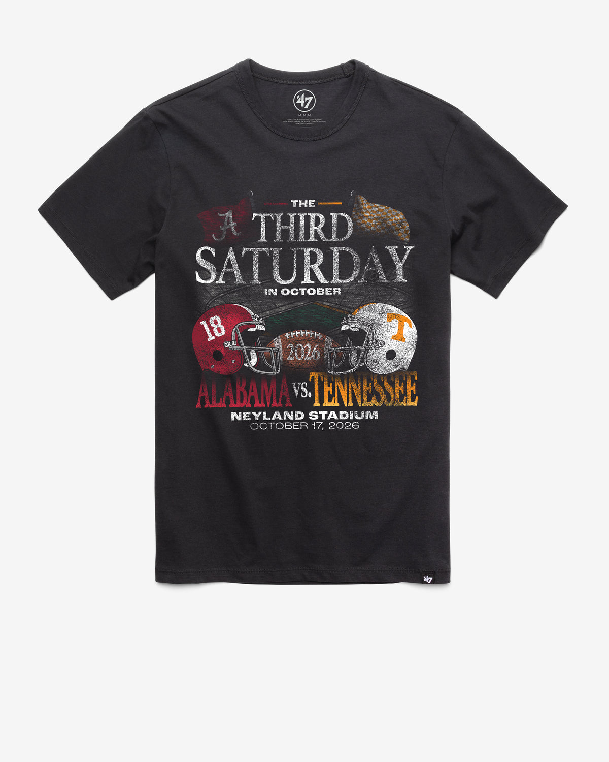 ALABAMA CRIMSON TIDE VS. TENNESSEE VOLUNTEERS THIRD SATURDAY REGIONAL '47 FRANKLIN TEE